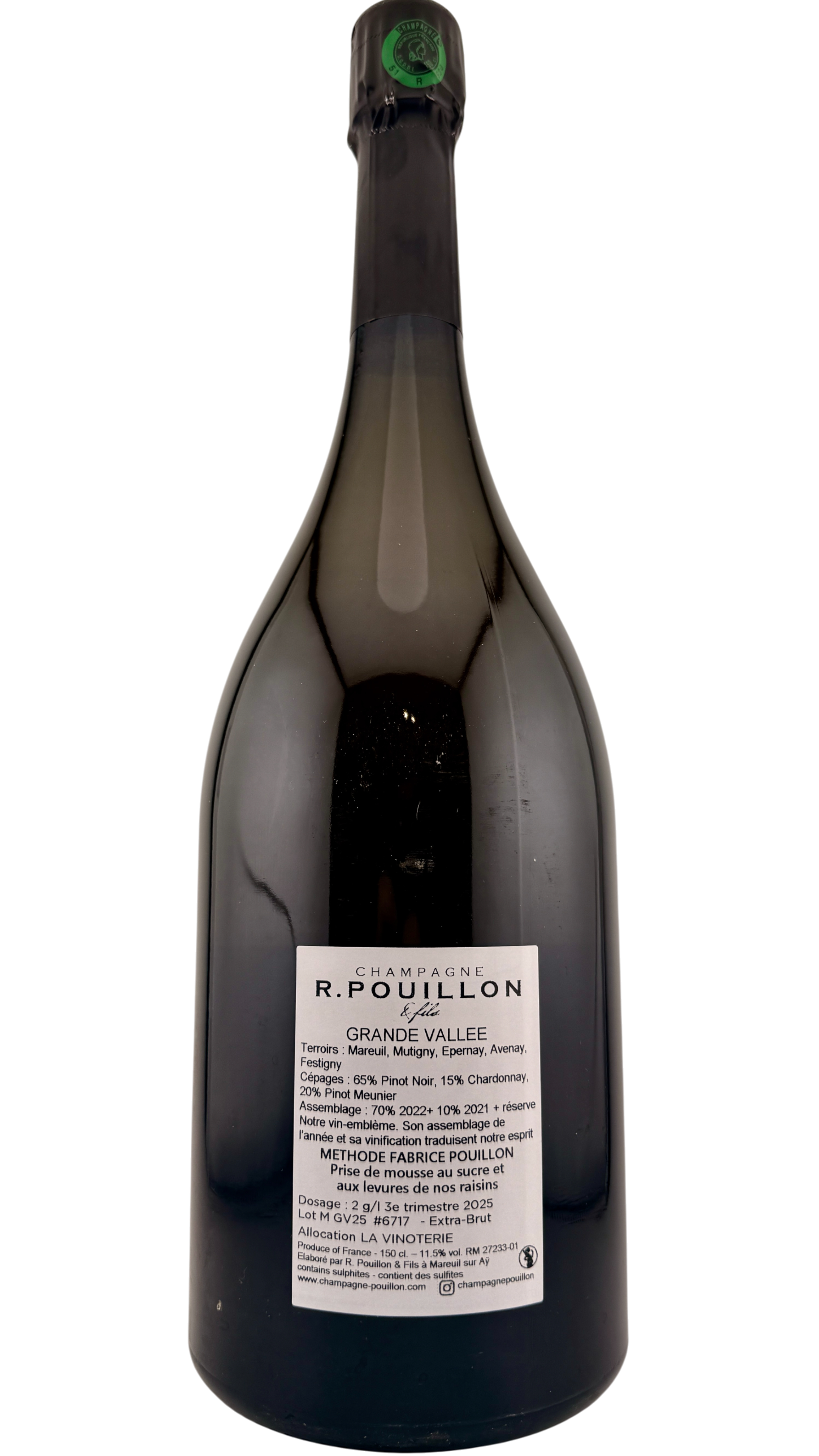 Champagne Grande Vallée R.Pouillon MAGNUM