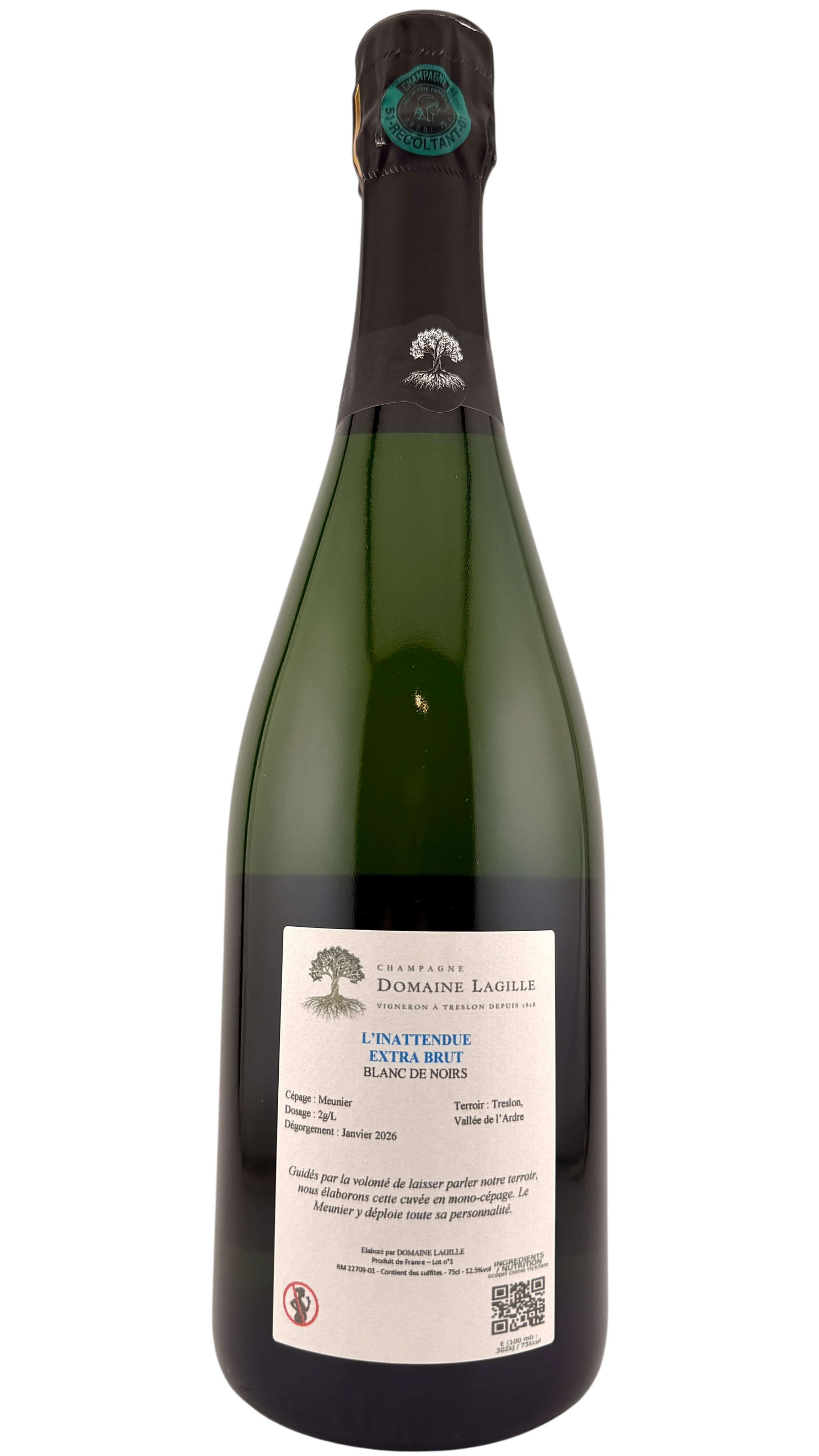 Champagne L'inattendue Domaine Lagille