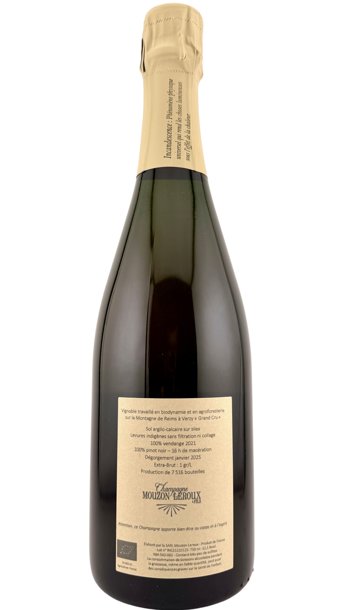 Champagne L'incandescent Mouzon-Leroux