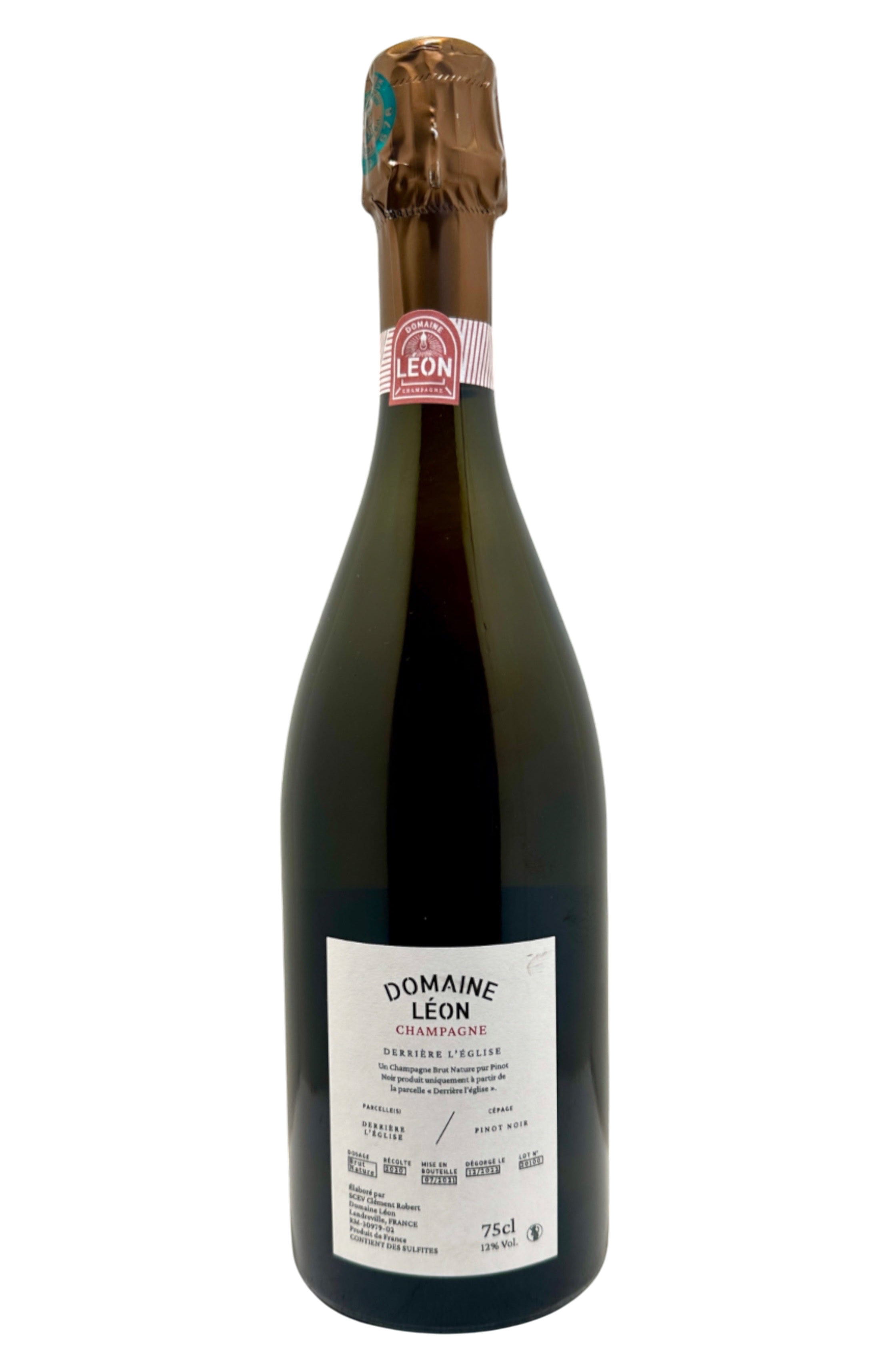 Champagne Blanc de noirs "Derrière l'église"