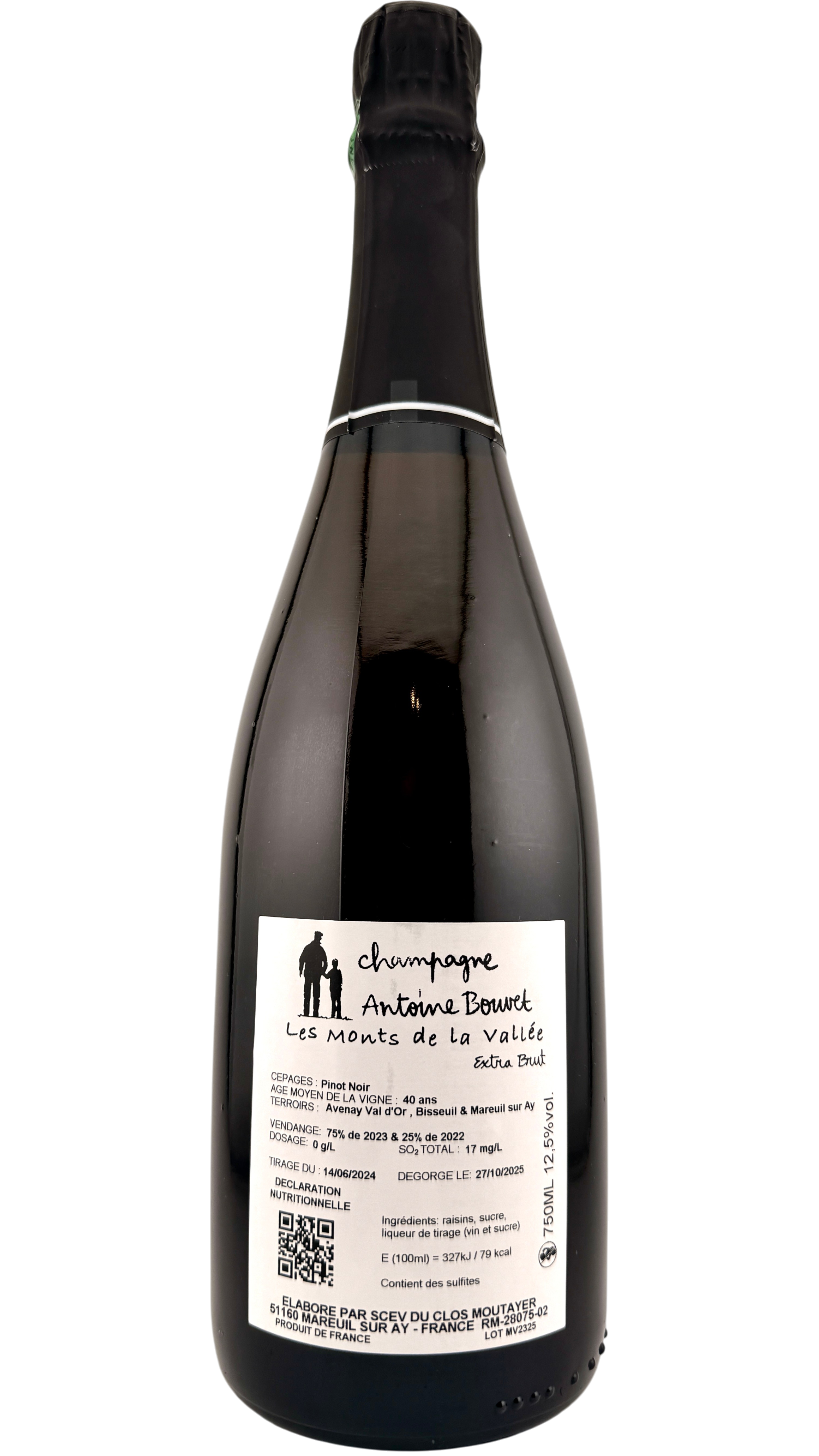 Champagne Les monts de la vallée  Antoine Bouvet