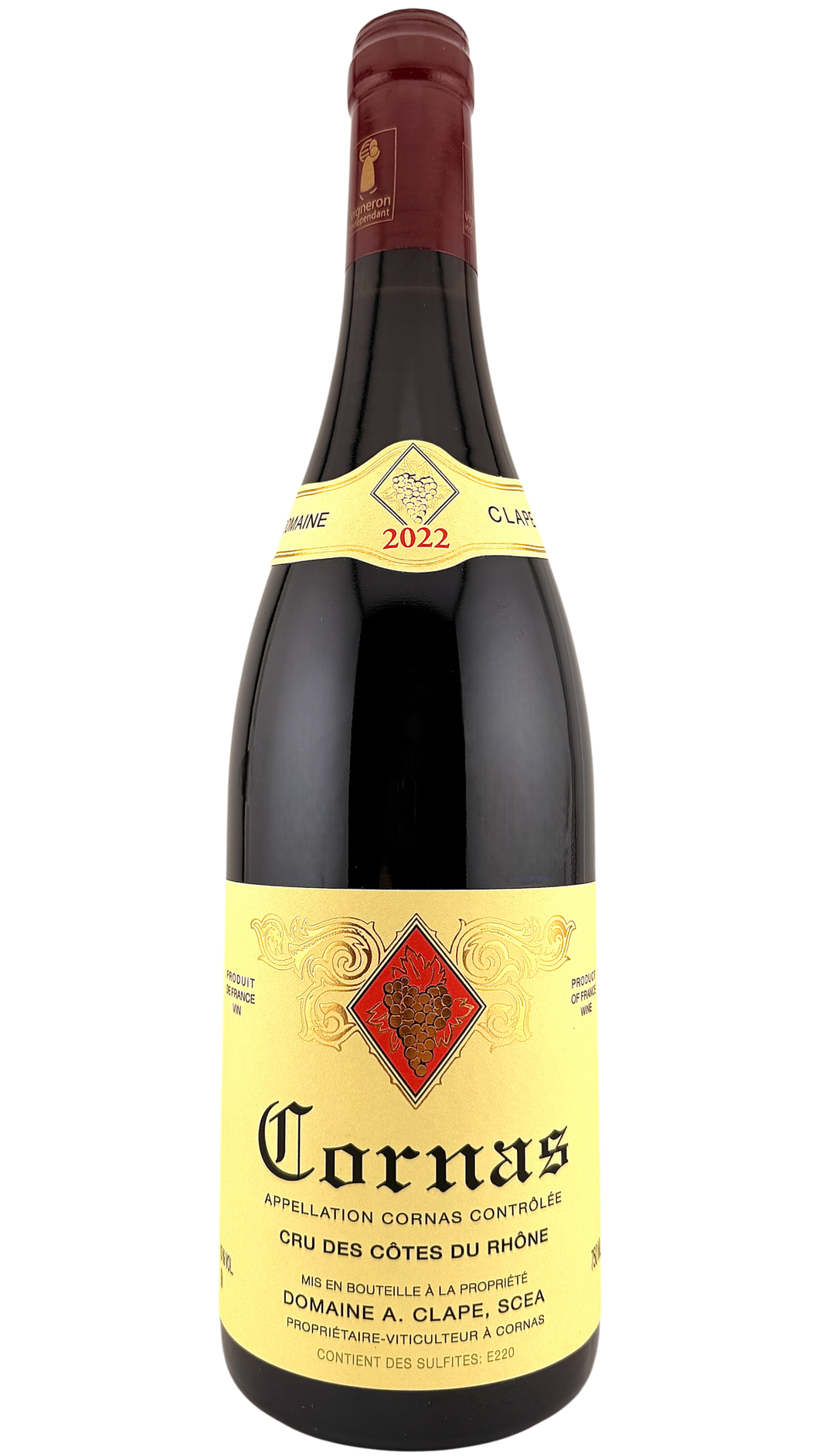 Cornas Domaine Auguste Clape vallée du rhône rhone valley, ed wine vin rouge syrah