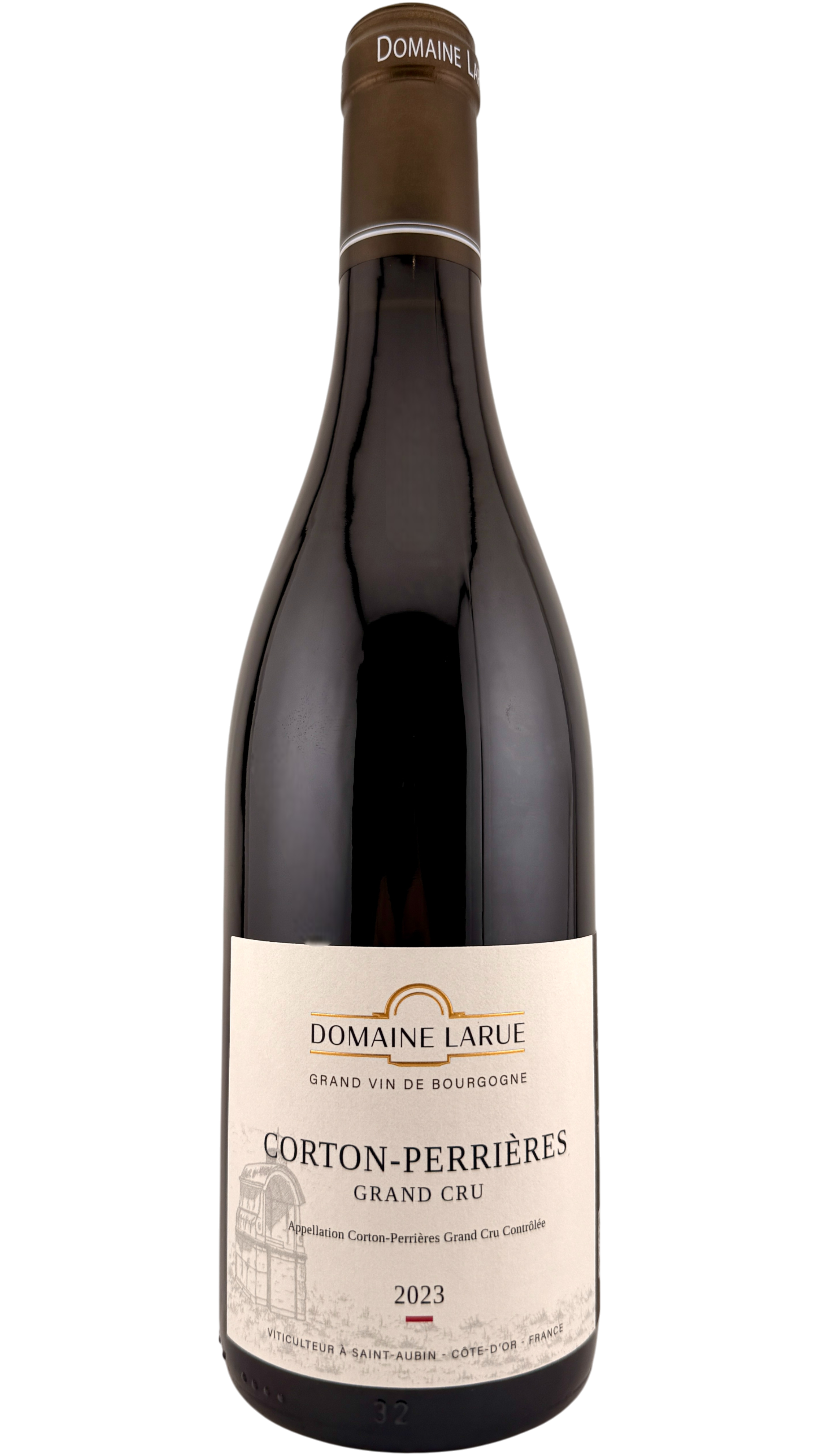 Corton Perrières Domaine Larue red wine from burgundy vin rouge de la bourgogne pinot noir grand cru montagne de corton mountain bio biodynamie