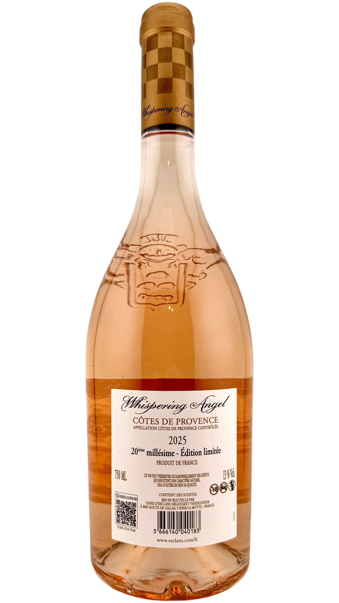Côtes de Provence "Whispering angel" 20ème millésime