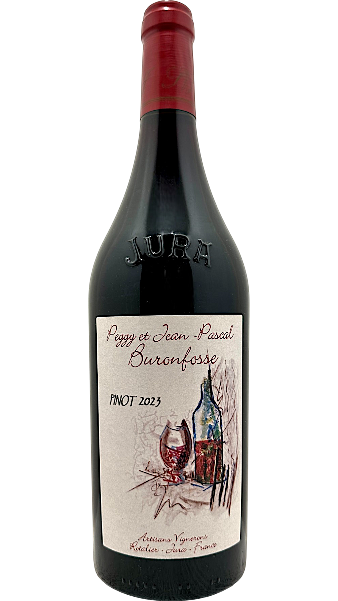 Côtes du jura _Pinot noir_ Peggy et jean pascal Buronfosse vin du jura jura wine organic bio biodynamie natural wine vin naturel jean pascal buronfosse pinot noir red wine vin rouge rotalier