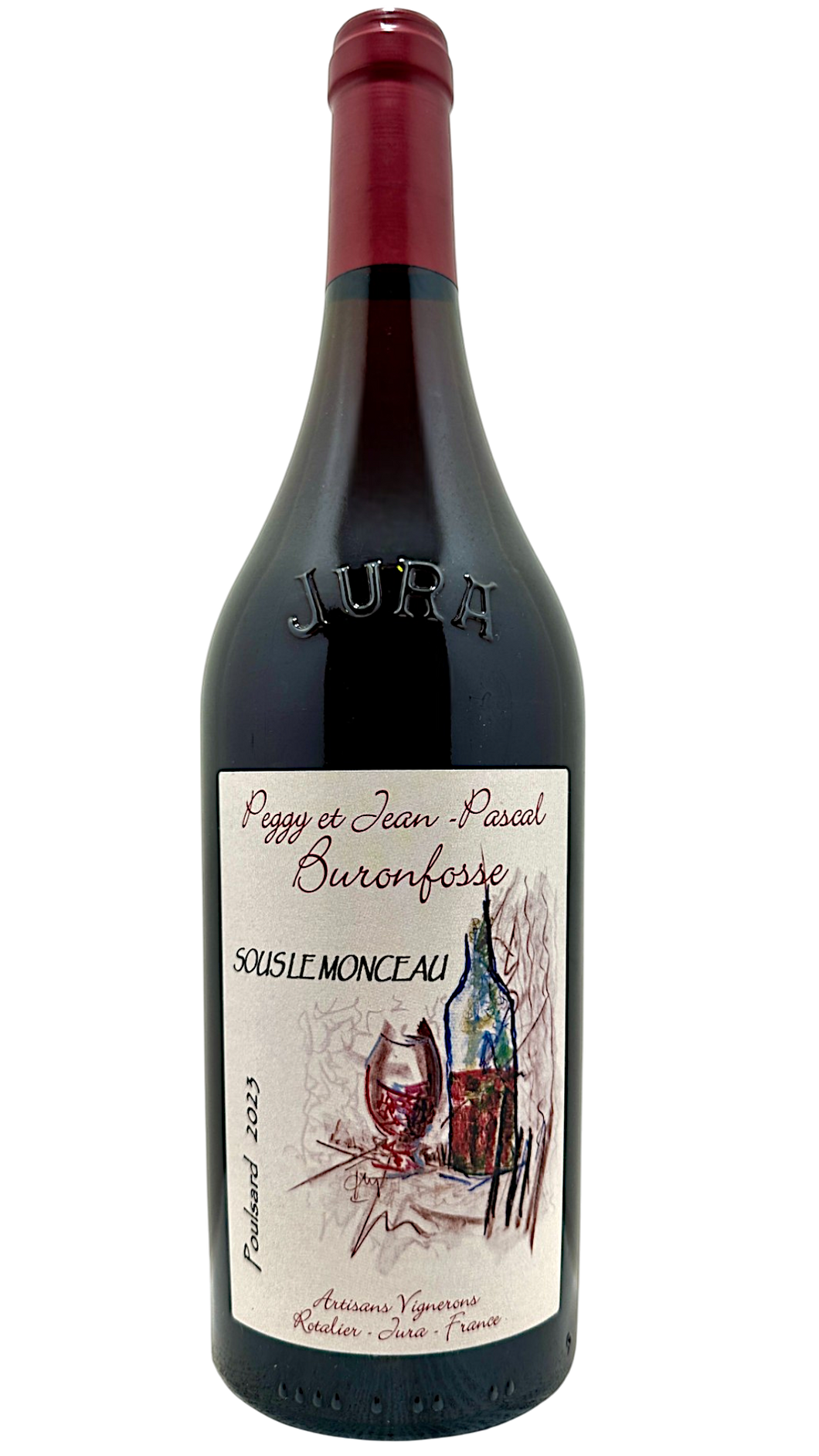 Côtes du jura _Poulsard sous le monceau_ Peggy et jean pascal Buronfosse