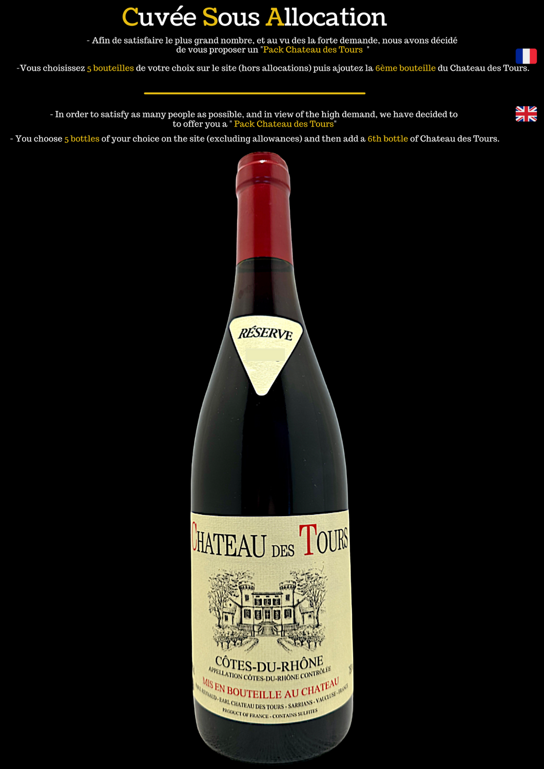 Vin de la vallée du rhône méridionale grenache syrah cinsault counoise Côtes du rhône château des tours Emmanuel Reynaud benoit reynaud rayas fonsalette pignan