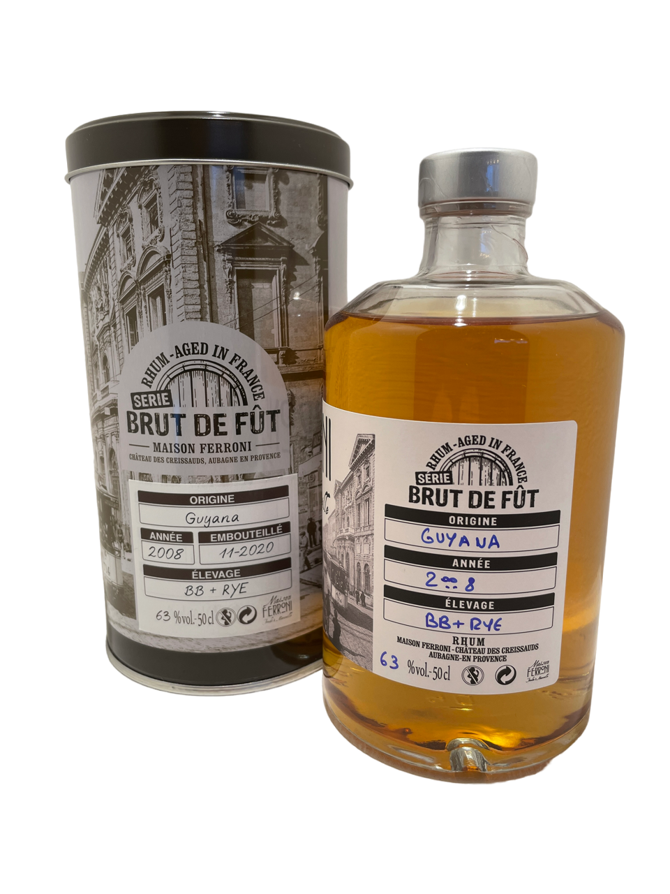 Ferroni Brut de Fût "Guyana Port Mourant" 2008