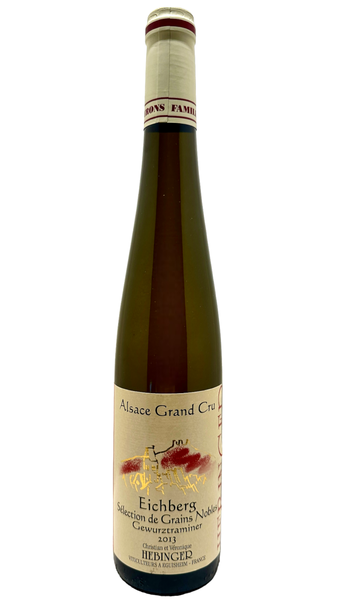 Gewurztraminer Selection de grains nobles Grand cru eichberg Domaine Hebinger