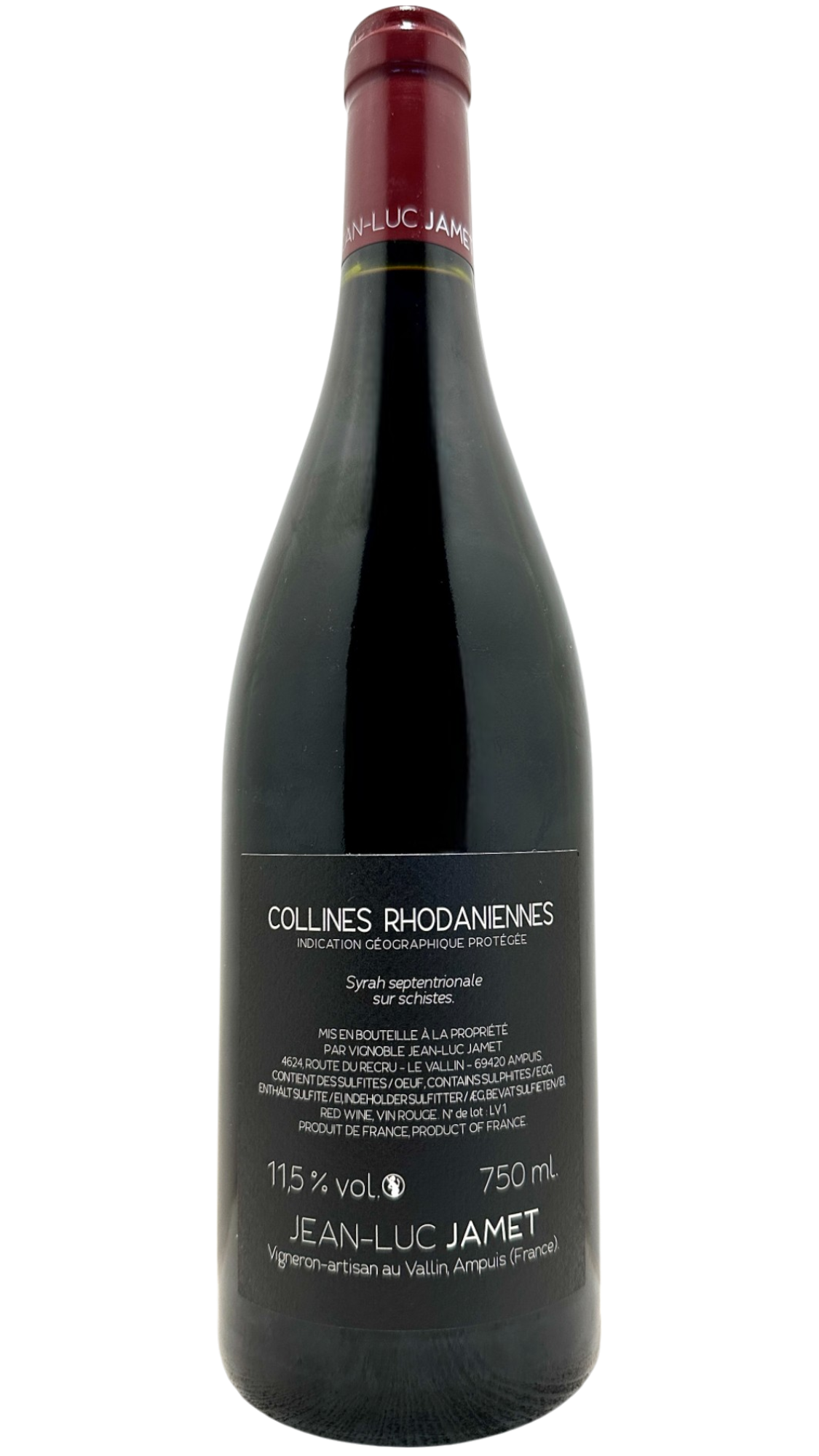 IGP Collines Rhodaniennes Valine Jean Luc Jamet