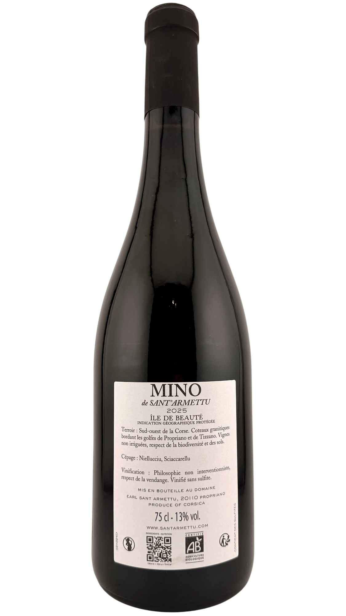 IGP Île de Beauté rouge _Minò_ Sant Armettu