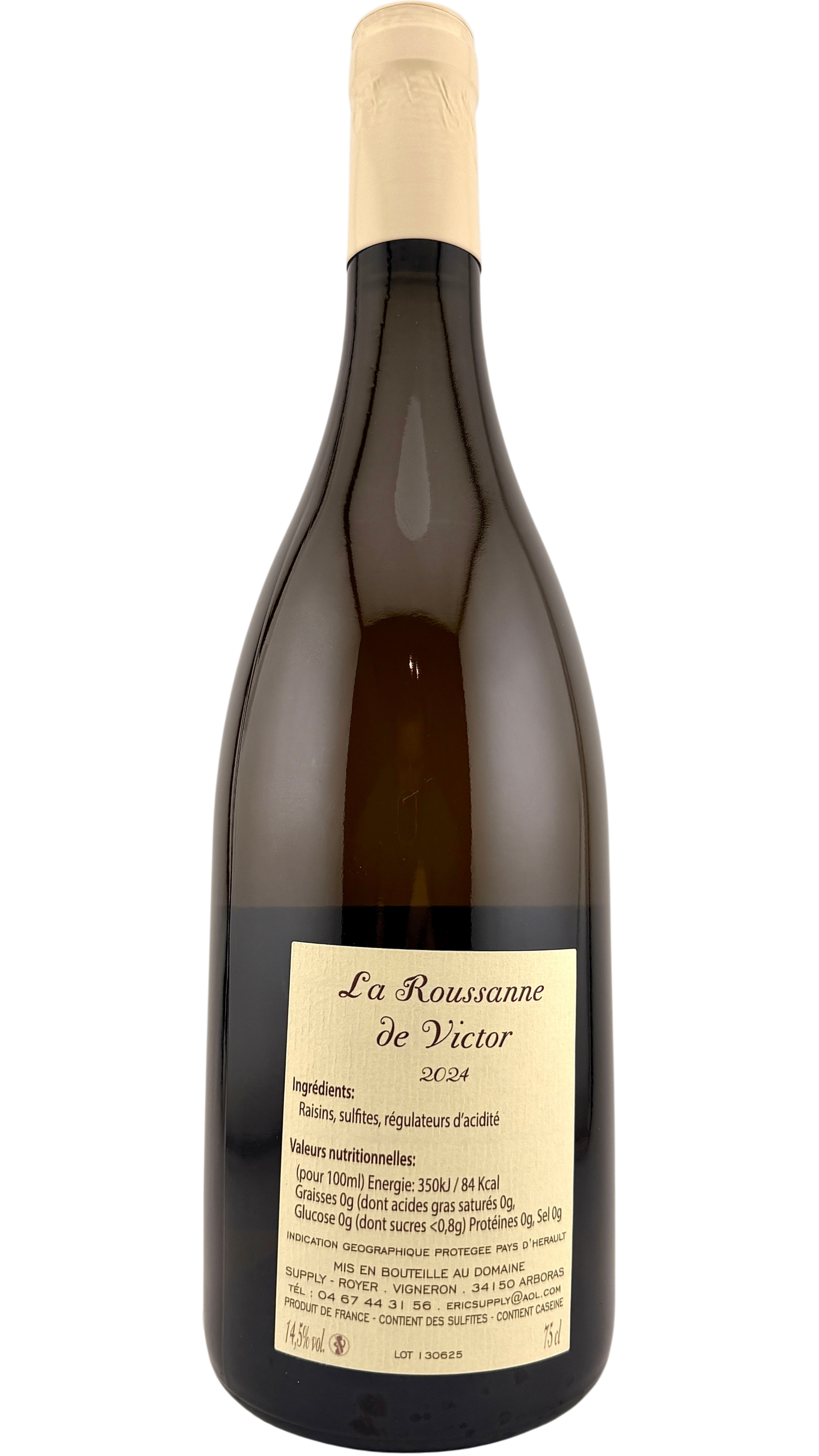 IGP Mont Baudile La roussanne de victor Domaine Supply Royer