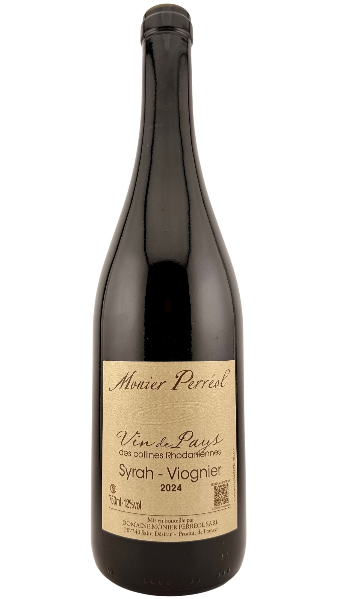 IGP Vin de Pays des collines Rhodaniennes "Syrah/Viognier"