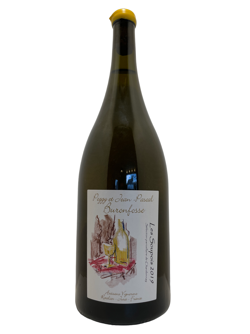 domaine jean pascal et peggy buronfosse jura wine vin organic nature natural biodynamie aop côtes du jura les soupois chardonnay 2019