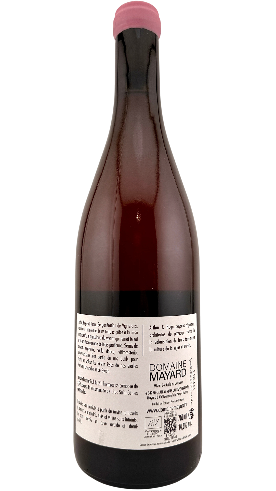 Lirac rosé, Domaine Mayard