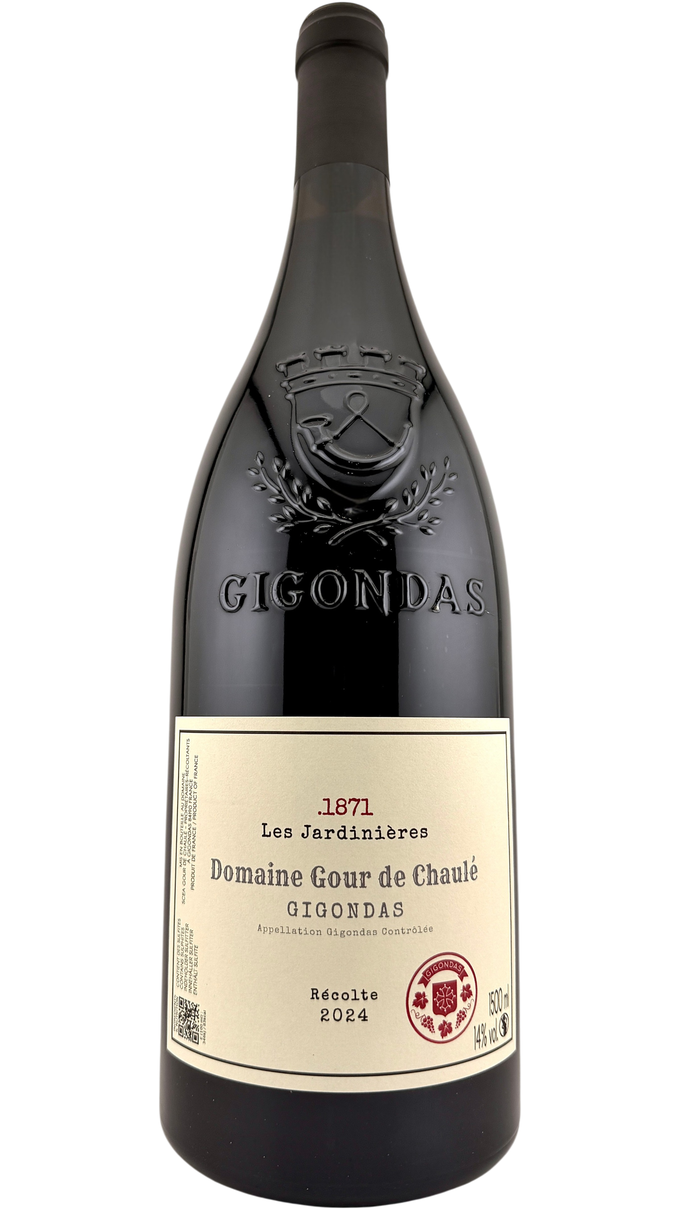 Magnum Gigondas Les Jardinières  Domaine Gour de chaulé