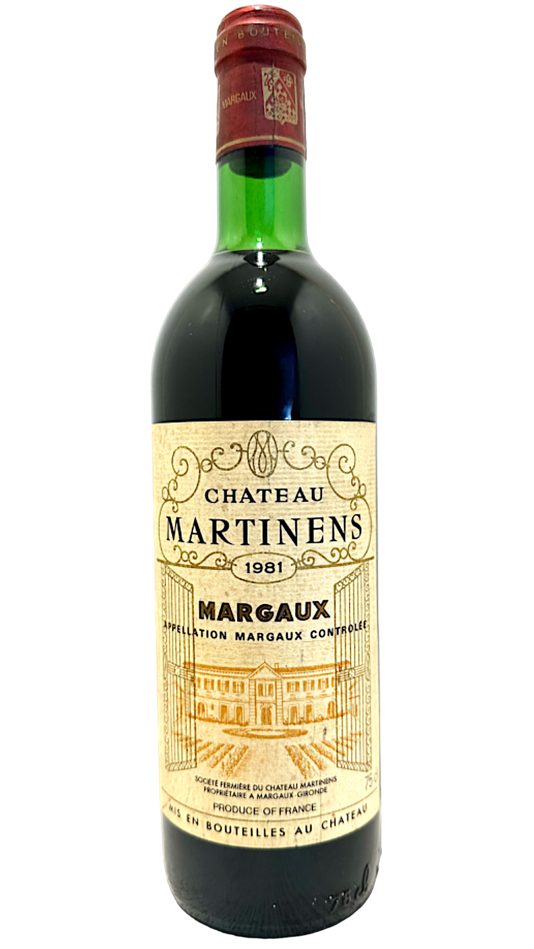 Margaux Chateau Martinens 1981