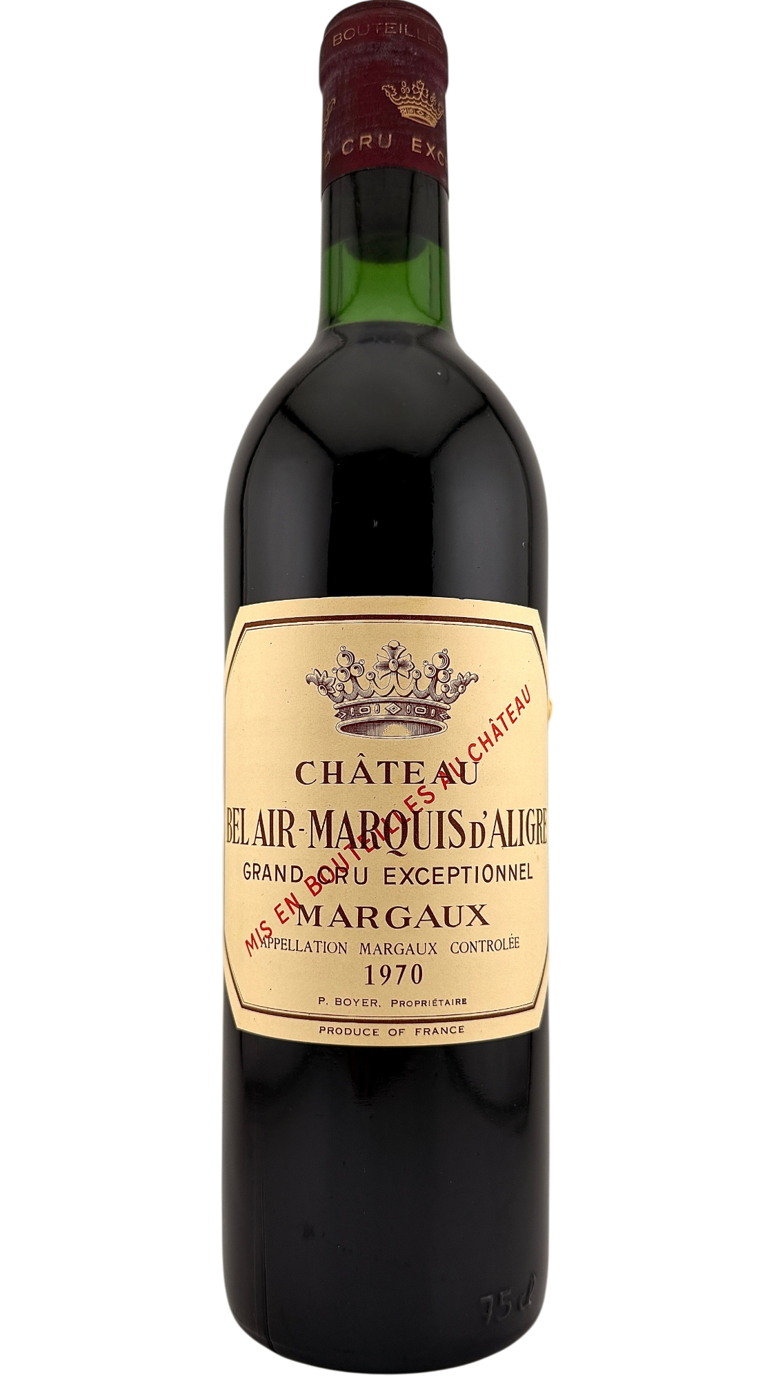 Margaux_Grandcruexceptionnel_ChateauBelAirMarquisd_Aligre1970