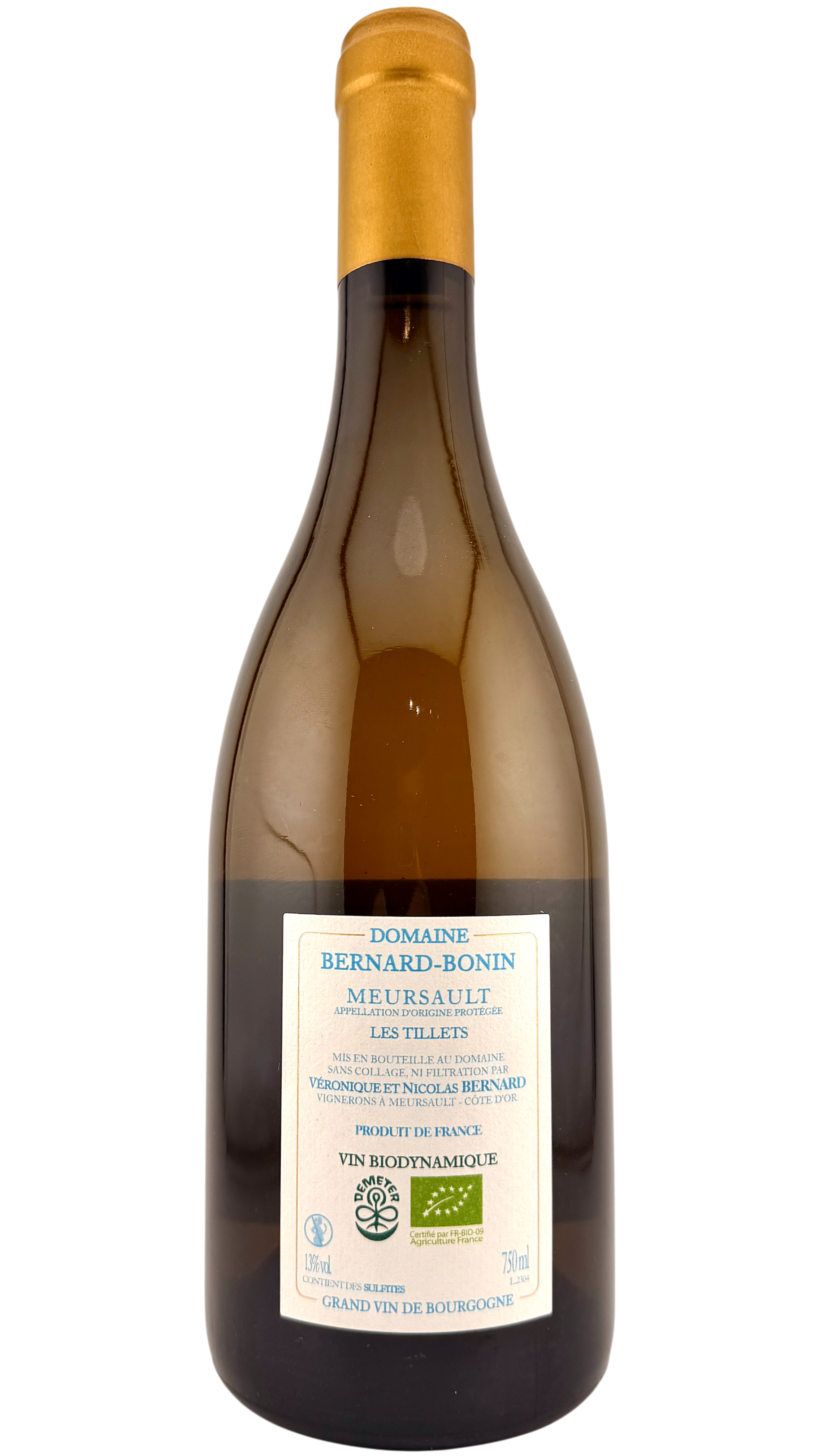 Meursault Les Tillets  Bernard Bonin