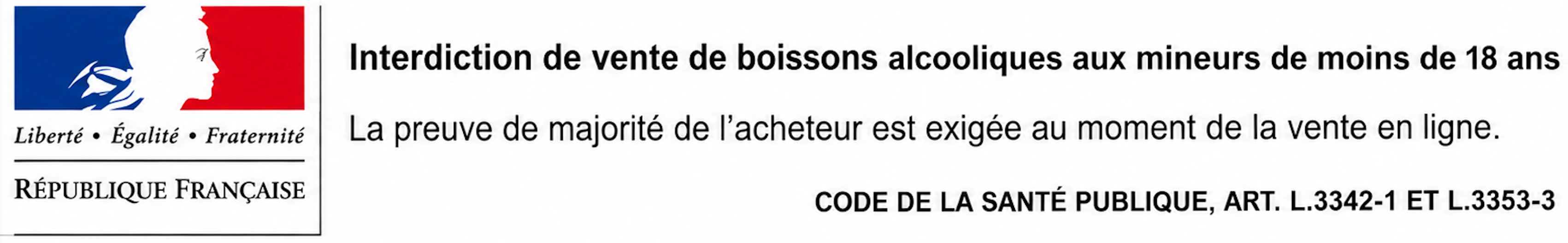 Interdiction de vente de boissons alcooliques aux mineurs