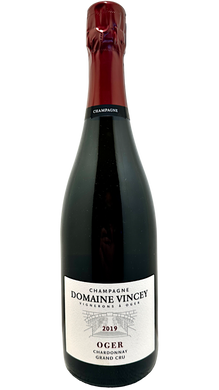 vin de champagne vin effervescent sparkling wine organic bio biodynamie nature natural wooden wine artisan vigneron chardonnay côte des blancs quentin et marine vincey domaine vincey champagne extra brut blanc de blancs grand cru oger 2019