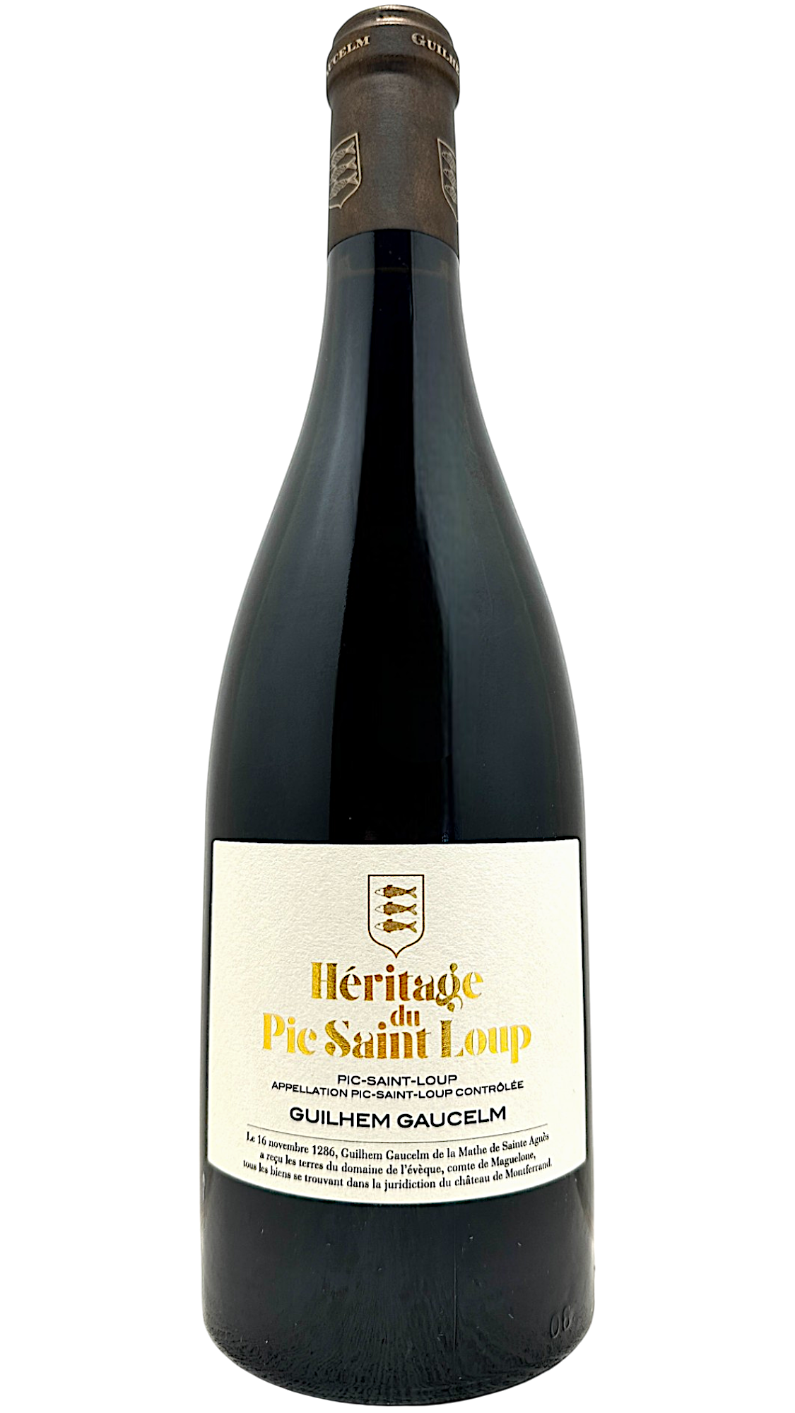 Pic saint loup Guilhem Gaucelm héritage du pic saint loup