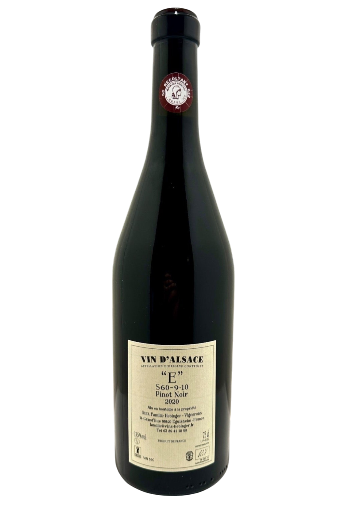 Alsace Pinot noir "Eguisheim S60-9.10"