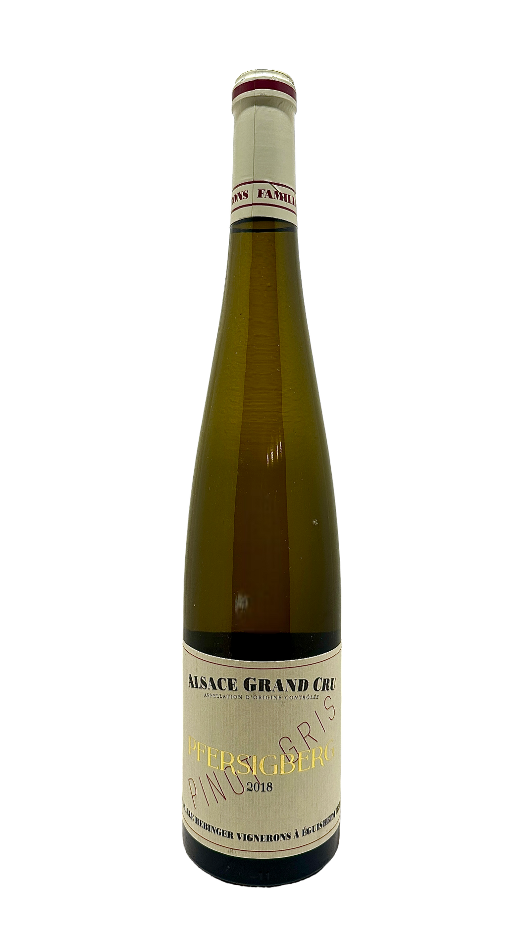 Pinot gris Grand cru Pfersigberg Domaine Hebinger