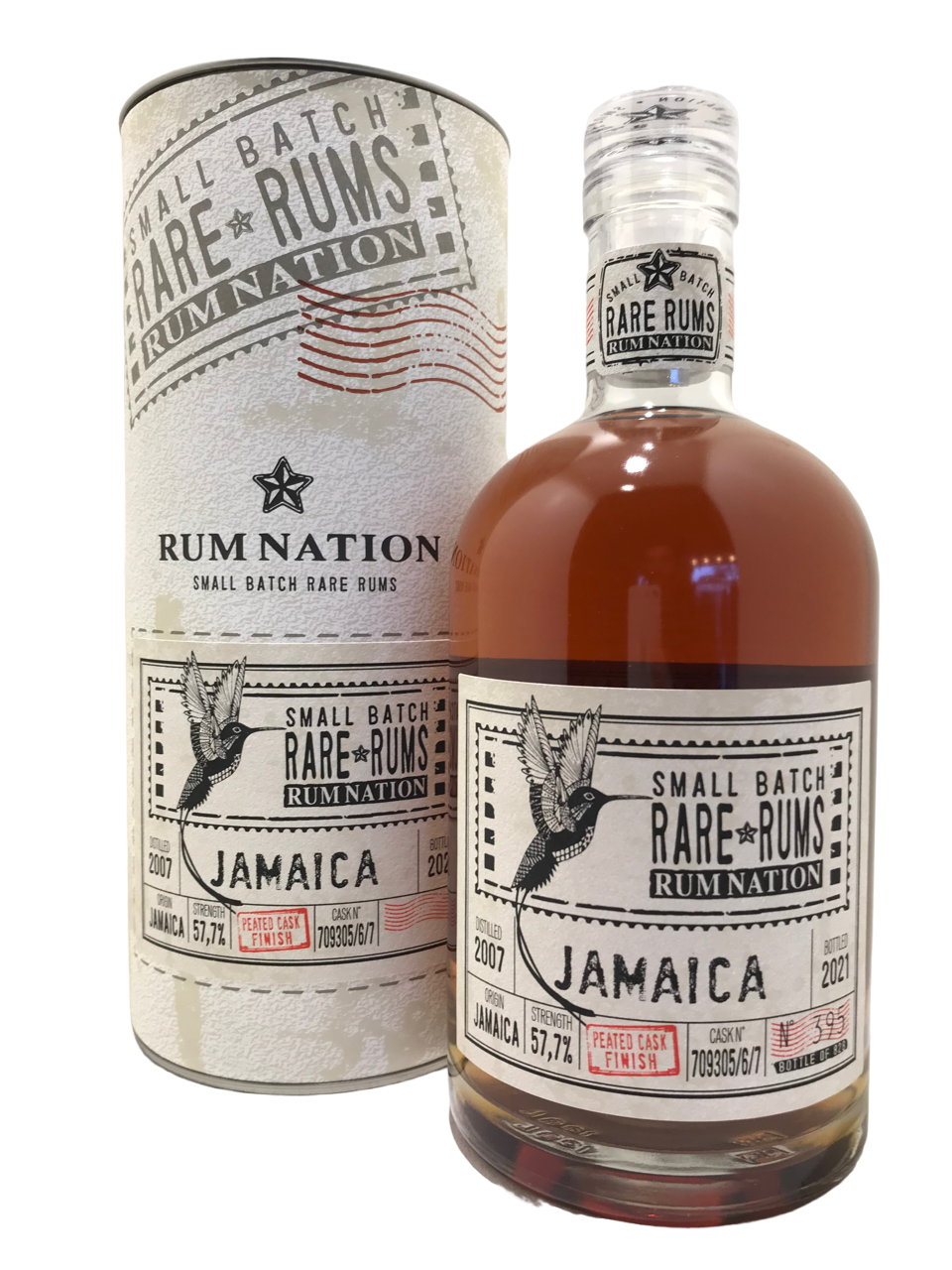 rhum rum jamaica jamaïque rum nations 2007 spirit spiritueux peated cask finish