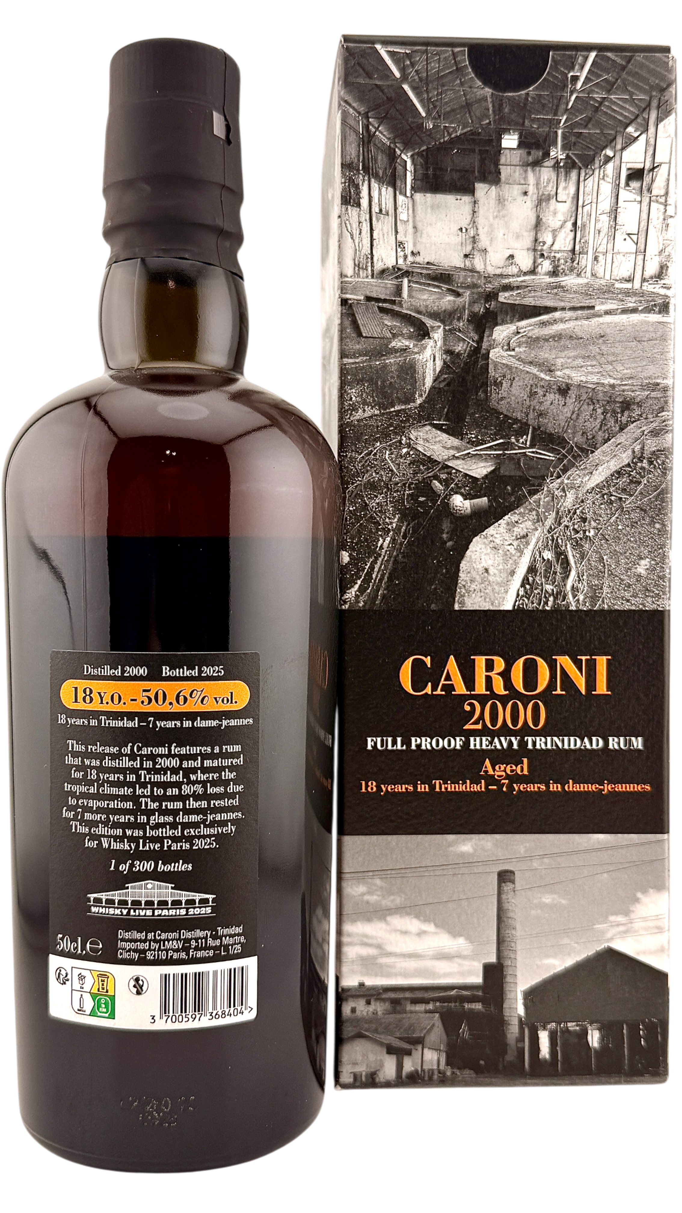 Rum Caroni 2000 Whisky live paris 