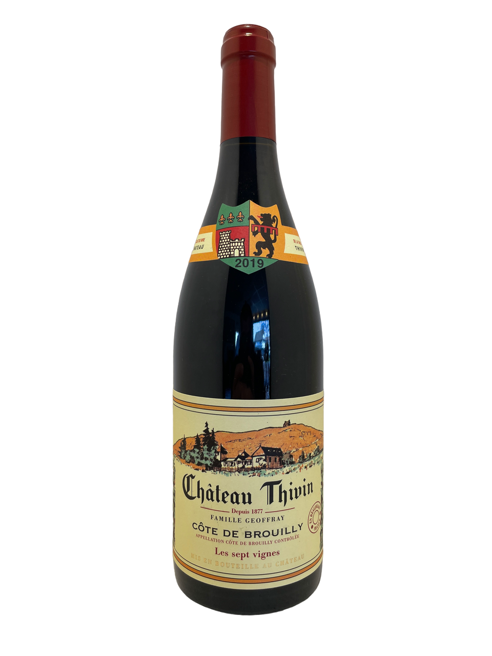 vin de france beaujolais château thivin côte de brouilly les septs vignes gamay noir à jus blanc