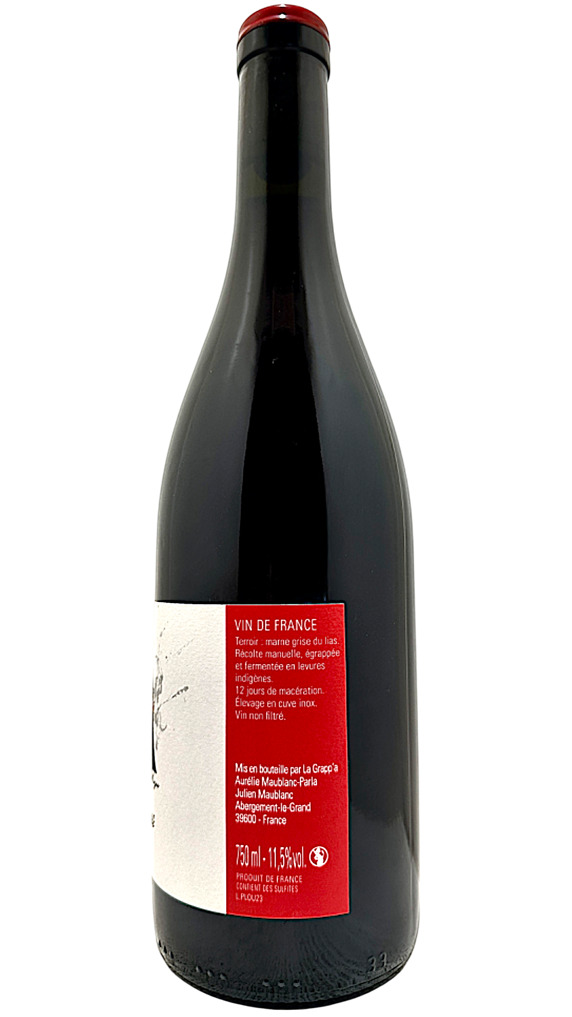 VDF Poulsard "Les Sarres" Domaine La Grapp'a