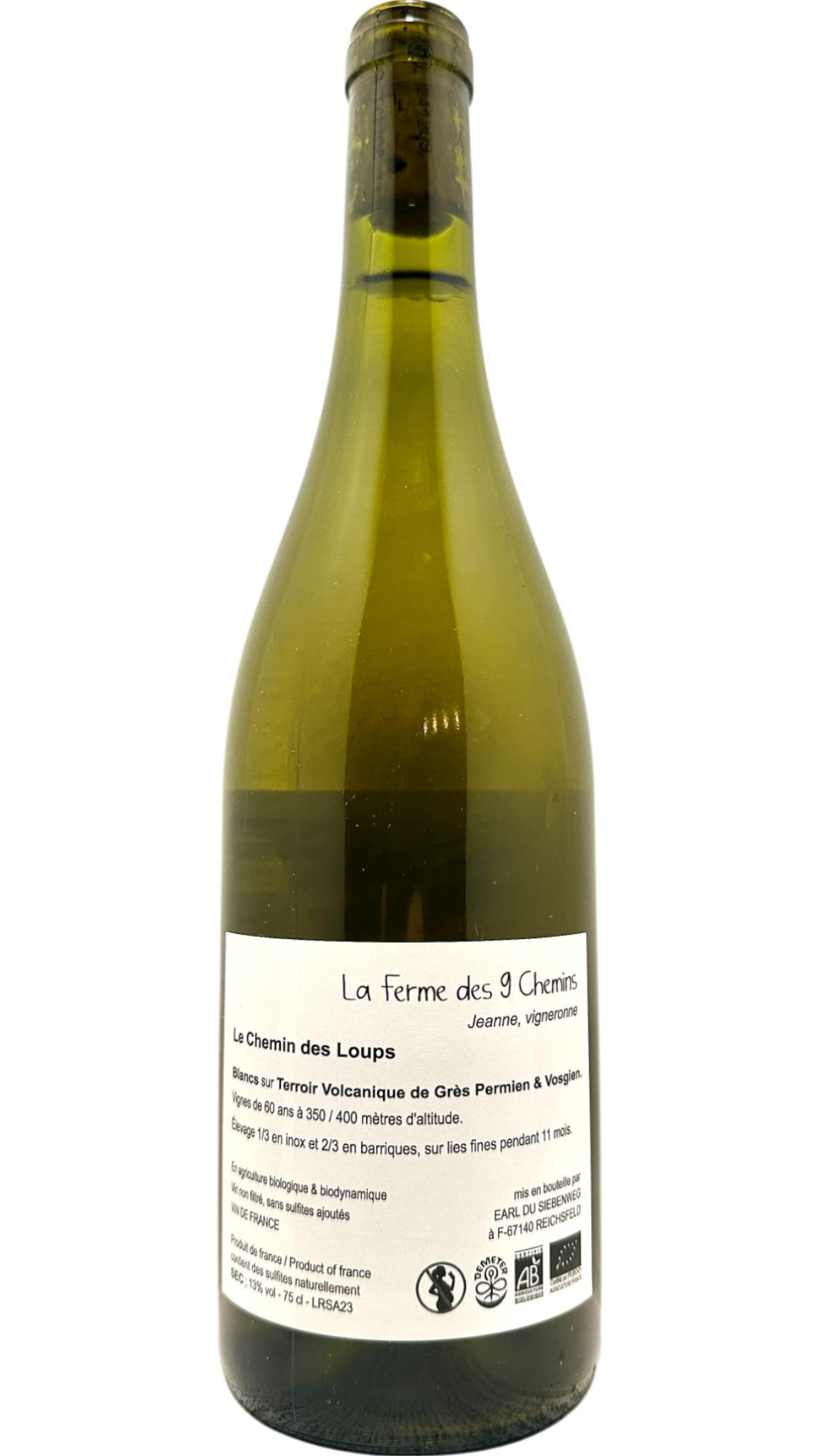 Vin de France "Le Chemin des Loups"