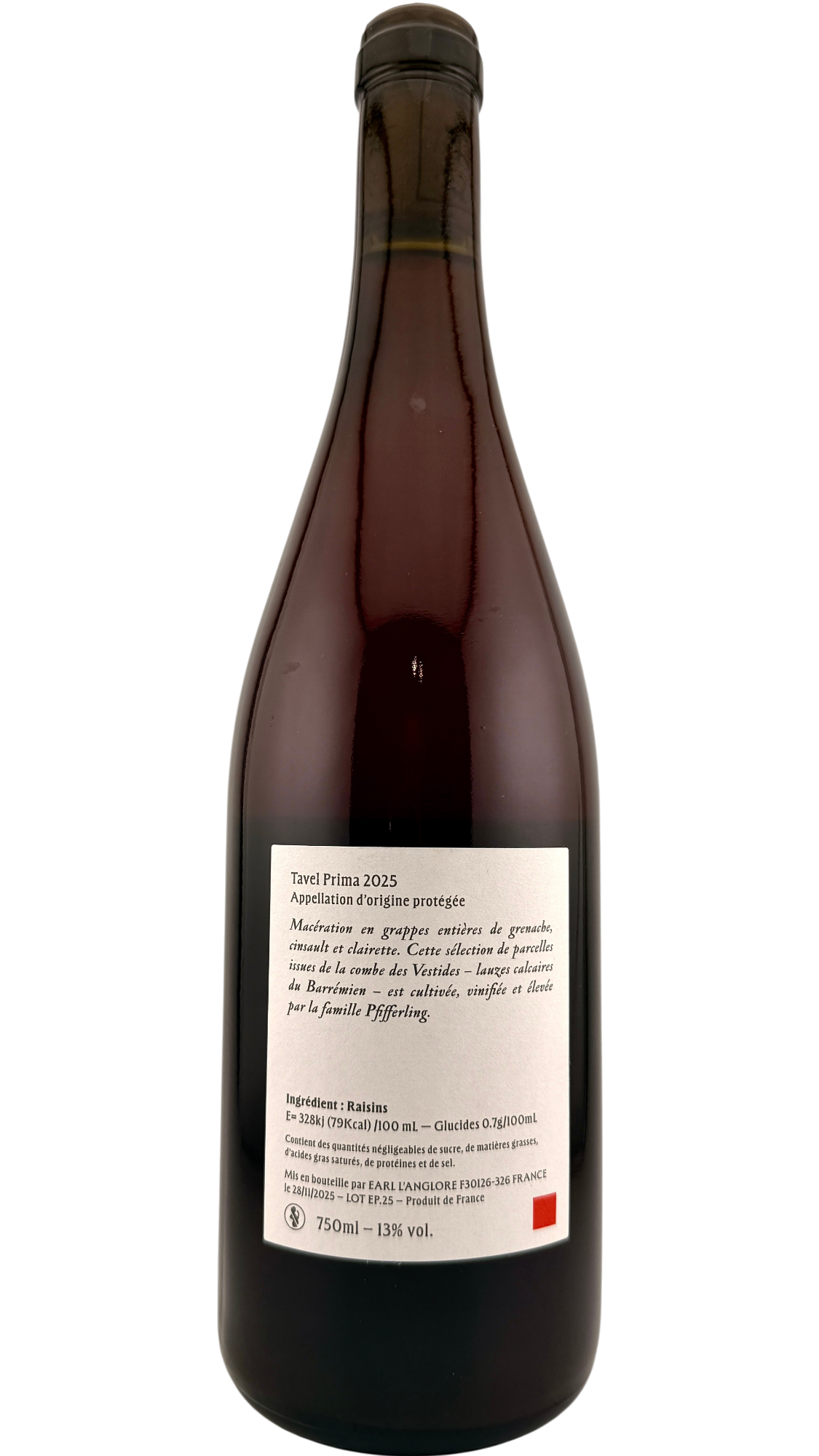 Vin de France Prima  Domaine l'anglore