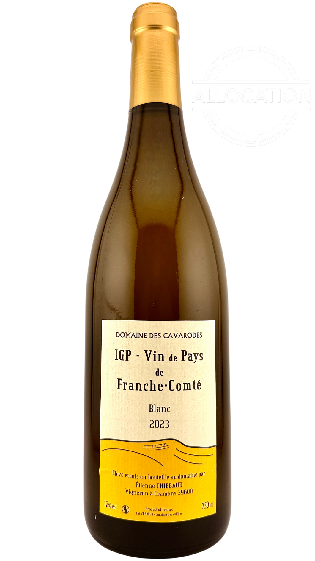 Vin de Pays de franche-comté blanc Domaine des cavarodes