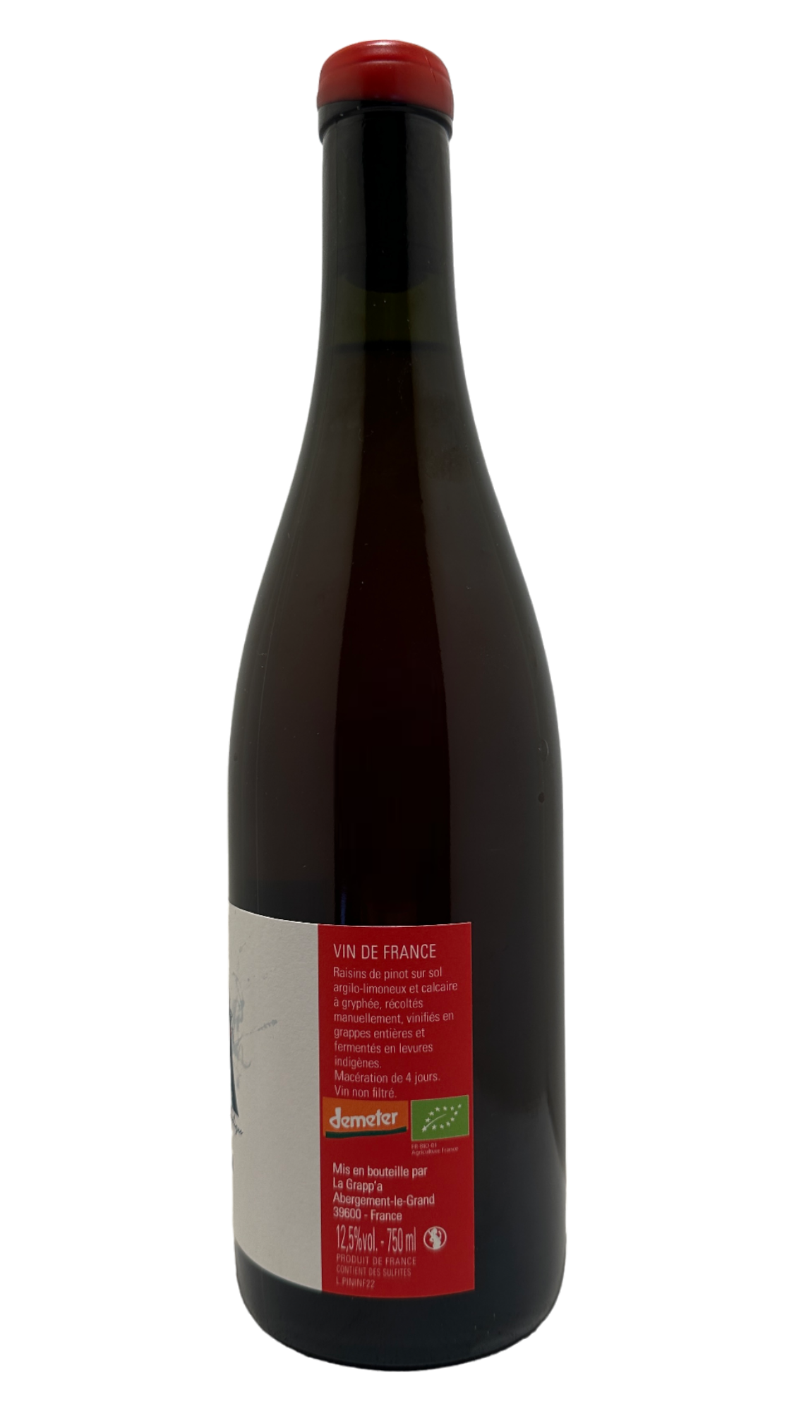 vin du jura wine organic bio biodynamie nature natural fabrice dodane domaine de saint pierre jean françois ganevat domaine ganevat aurélie parlat vin de france sur la côte pinot noir red wine vin rouge 
