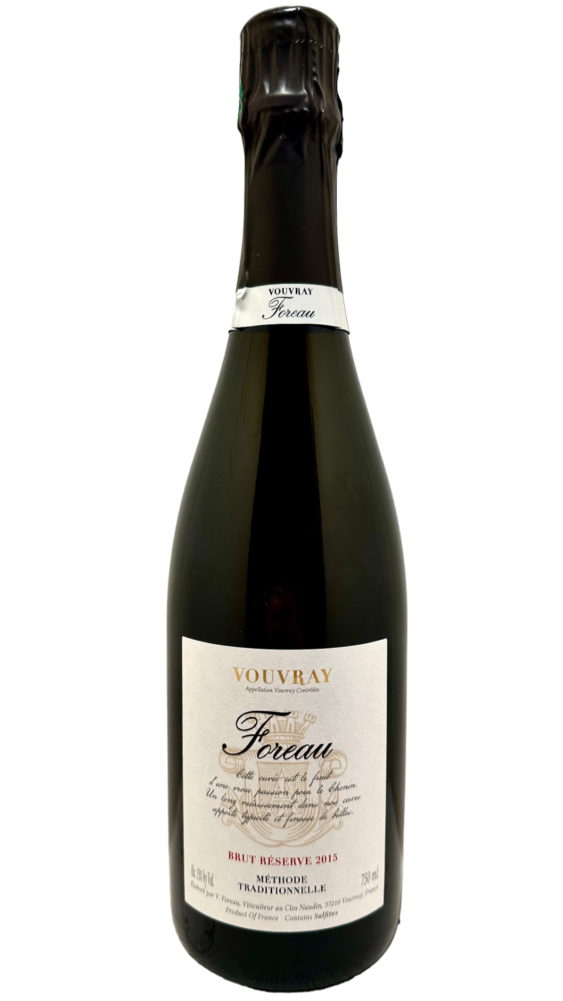 Vouvray Brut réserve 2015 Clos Naudin Domaine Foreau