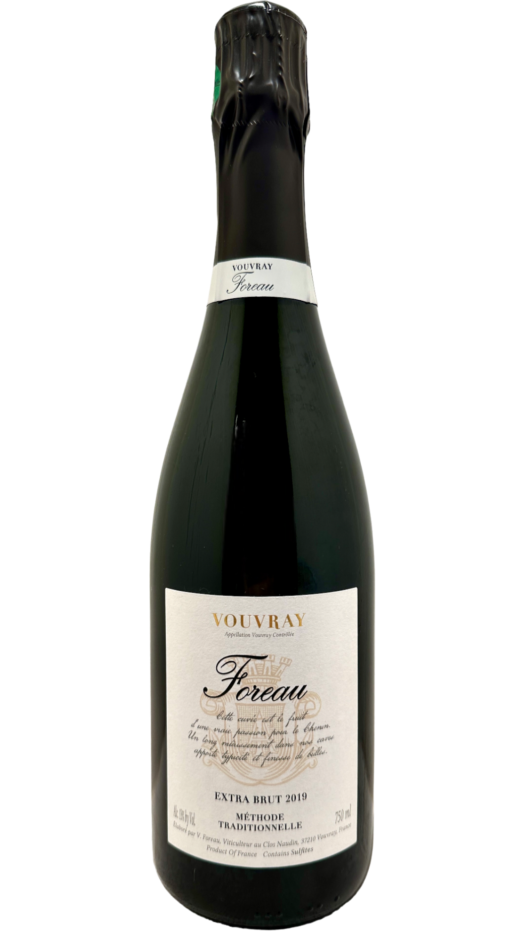 Vouvray extra Brut  2019 Clos Naudin Domaine Foreau