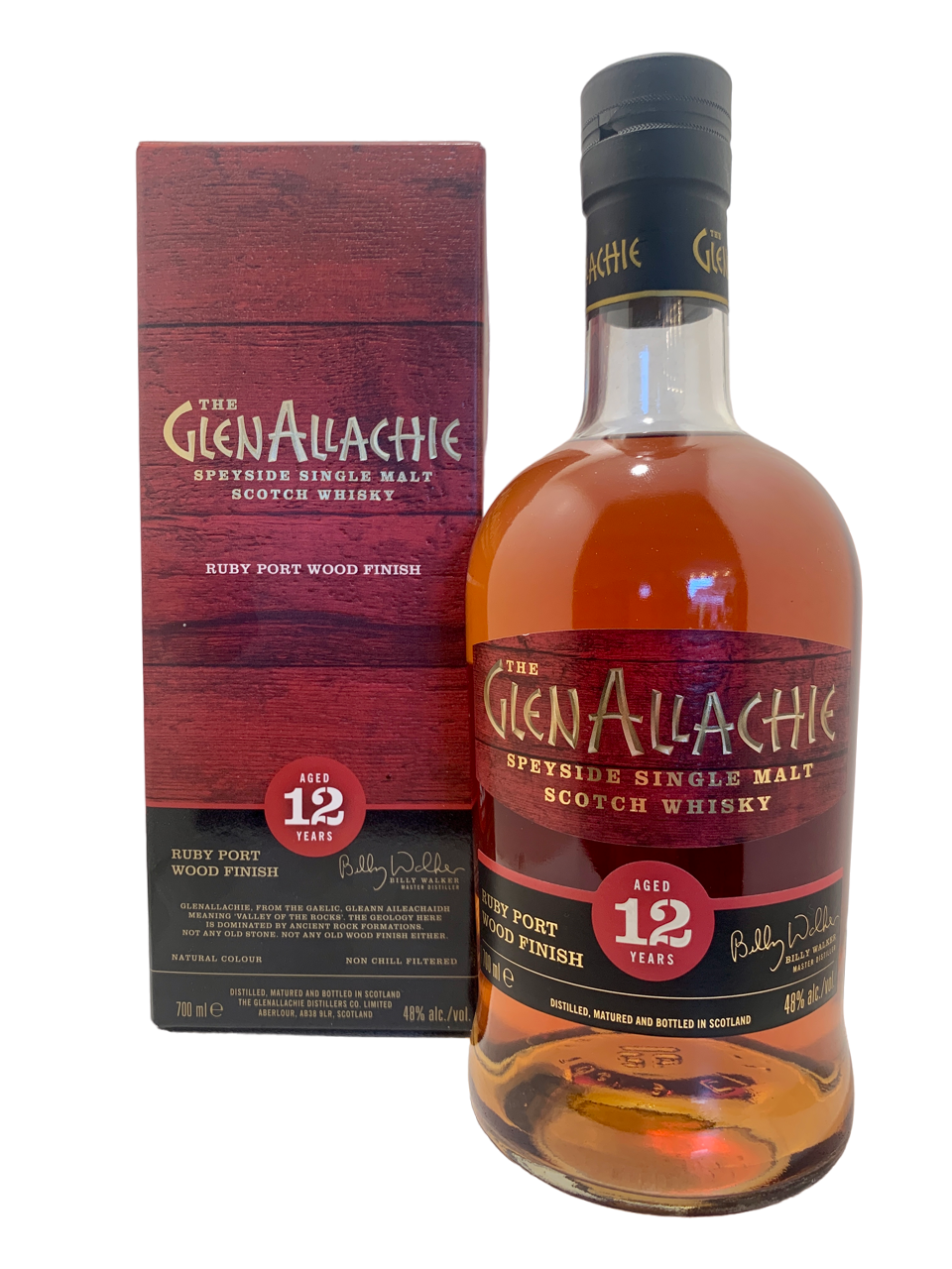 scotch whisky single malt écosse scotish spiritueux spirit speyside billy walker the glenallachie 12 years old ruby port wood finish