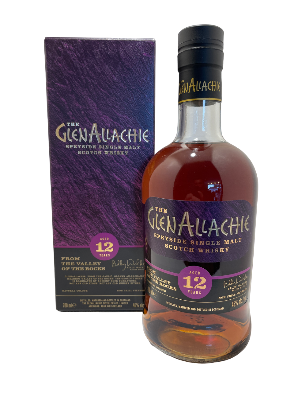 scotch whisky single malt écosse scotish spiritueux spirit speyside billy walker the glenallachie 12 years old