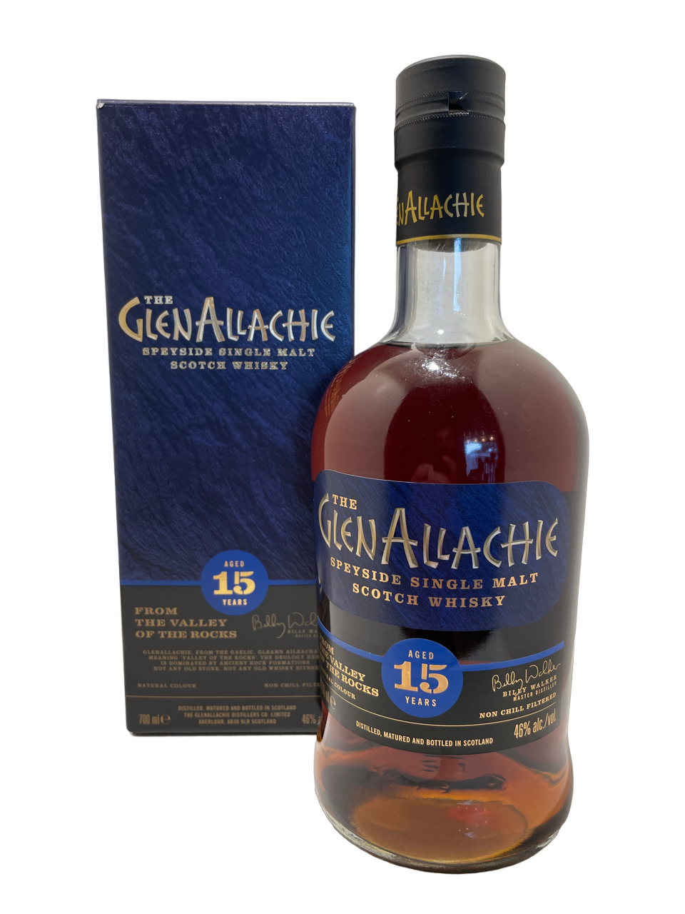 scotch whisky single malt écosse scotish spiritueux spirit speyside billy walker the glenallachie 15 years old