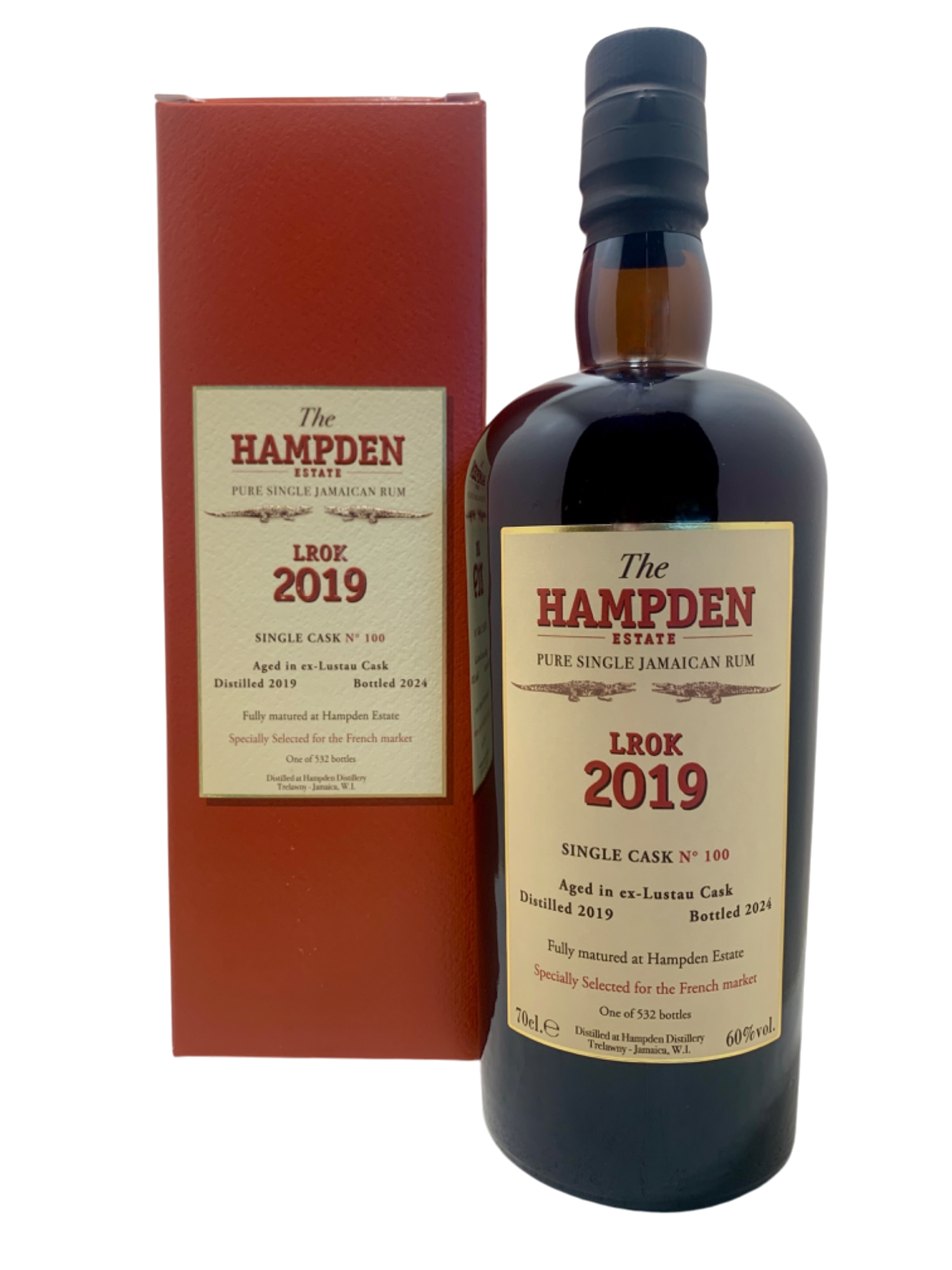 jamaïque spiritueux rhum ambré luca gargano jamaican rum spirit ester hampden single cask n°100 "ex-lustau" LROK 2019