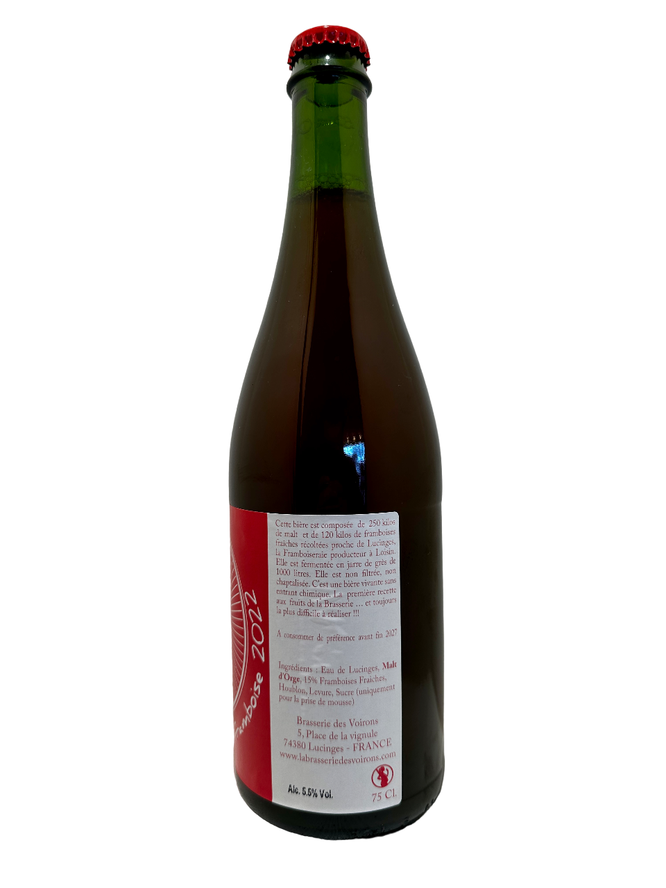 Bière vivante "Framboise"