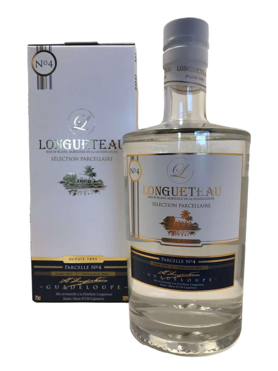 rhum agricole rum spirit spiritueux guadeloupe longueteau parcelle n°4 canne bleue