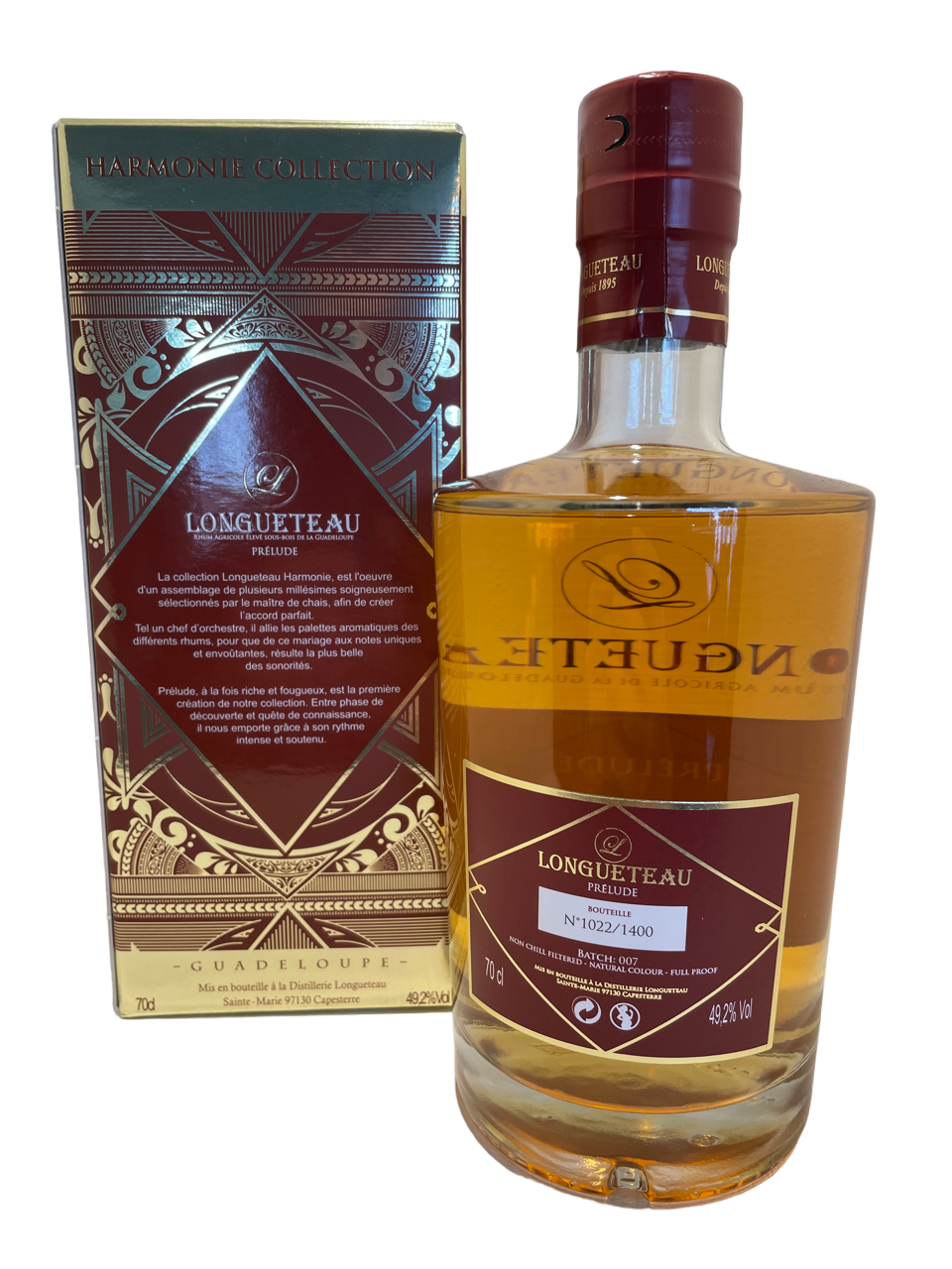 Rhum agricole Longueteau "Prélude" Batch 7