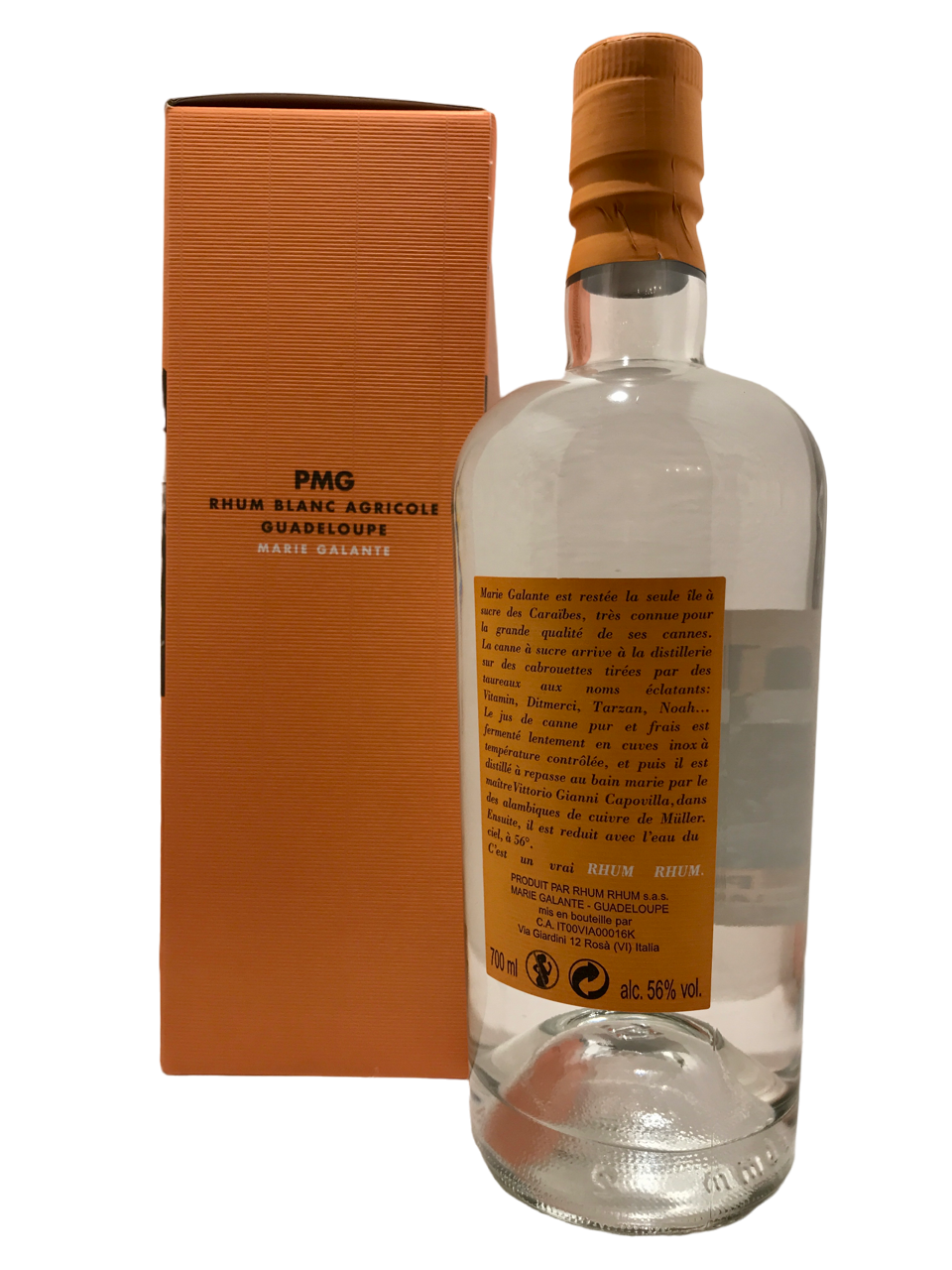 Rhum blanc "PMG"