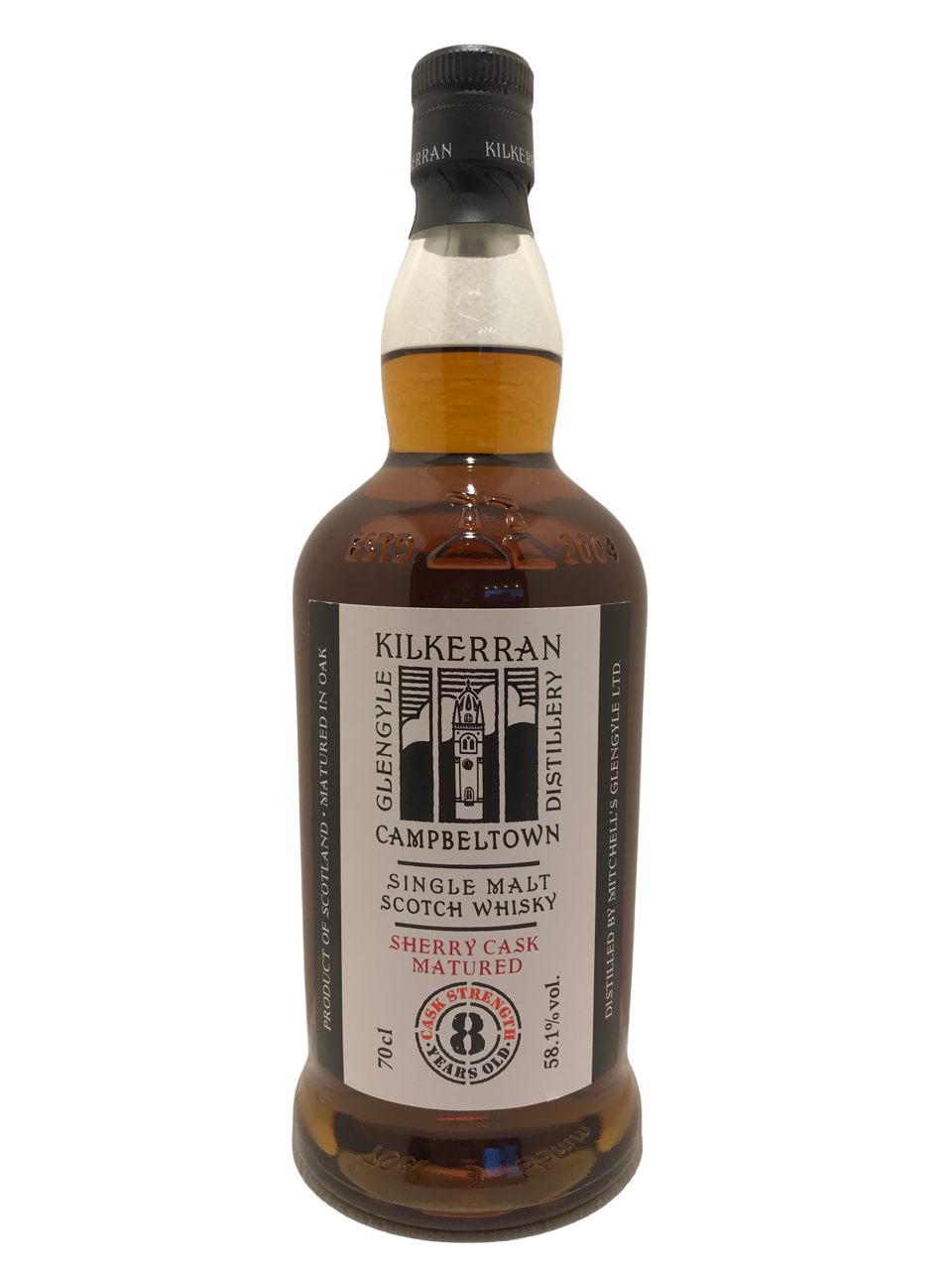 Kilkerran "Sherry cask matured" 8 ans cask strength
