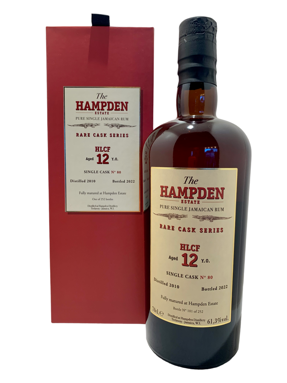the hampden estate 12 years old hlcf rare cask series single cask n°80