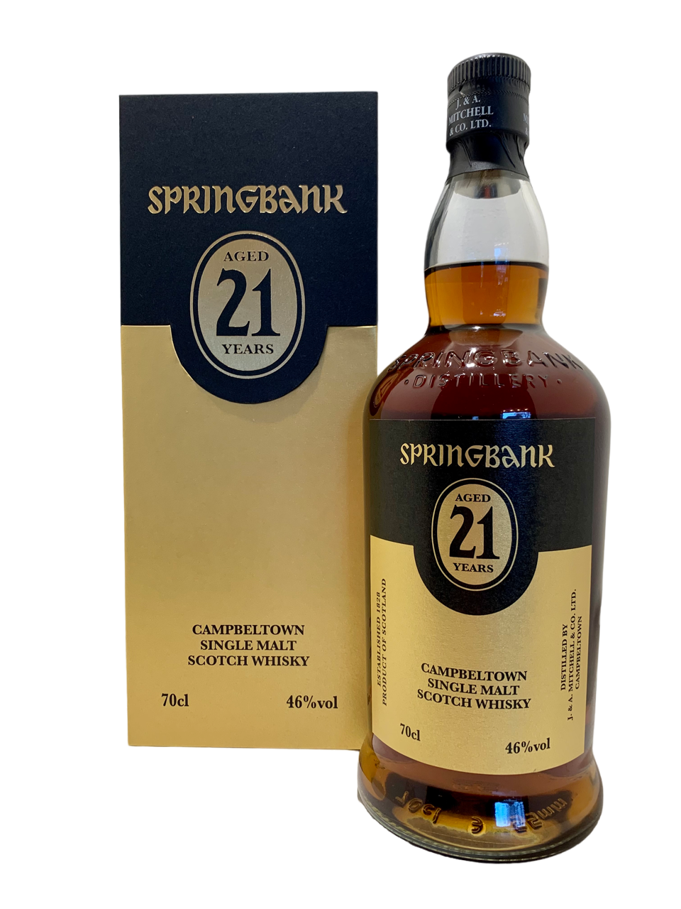 whisky ecosse hazelburn springbank campbeltown tourbé peated single malt scotch whisky 21 years old